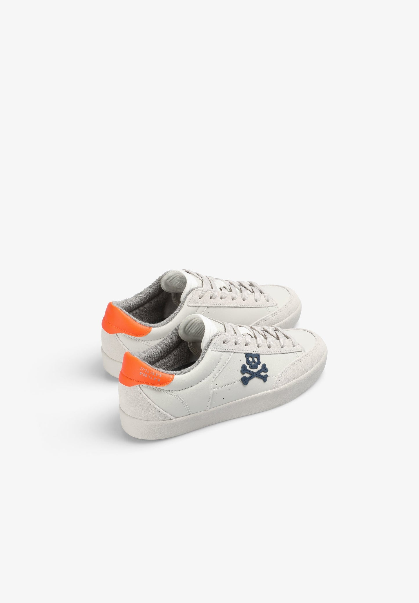 LOW TOP SNEAKERS WITH SIDE SKULL