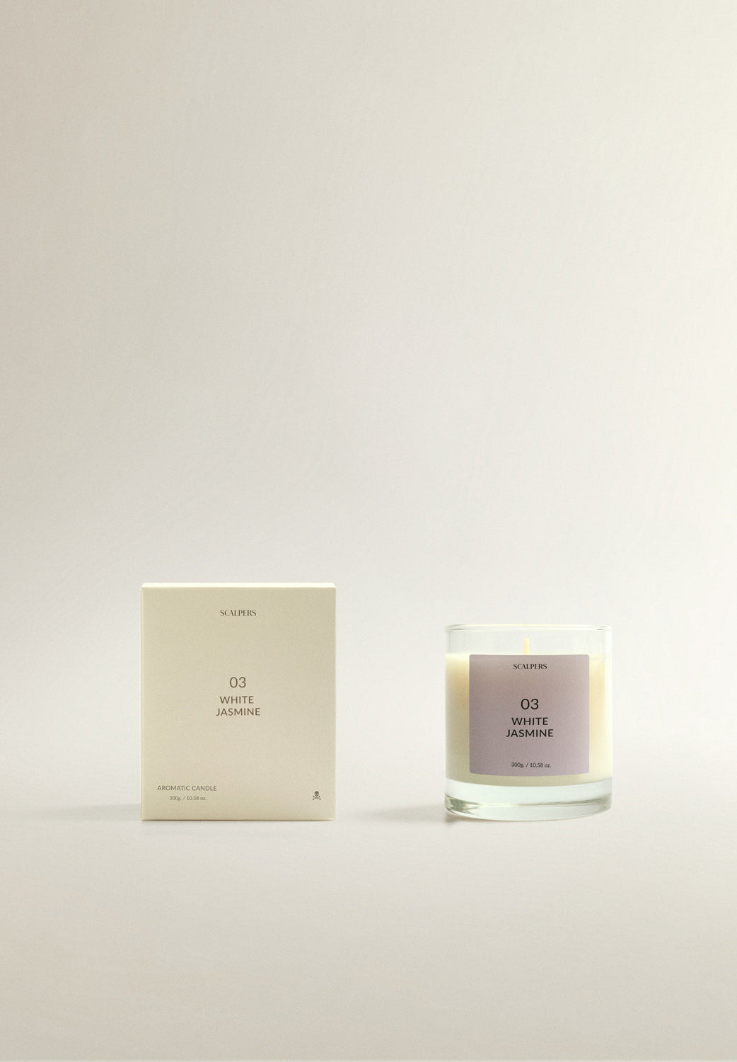 VELA AROMÁTICA 03 300GR WHITE JASMINE - Scalpers