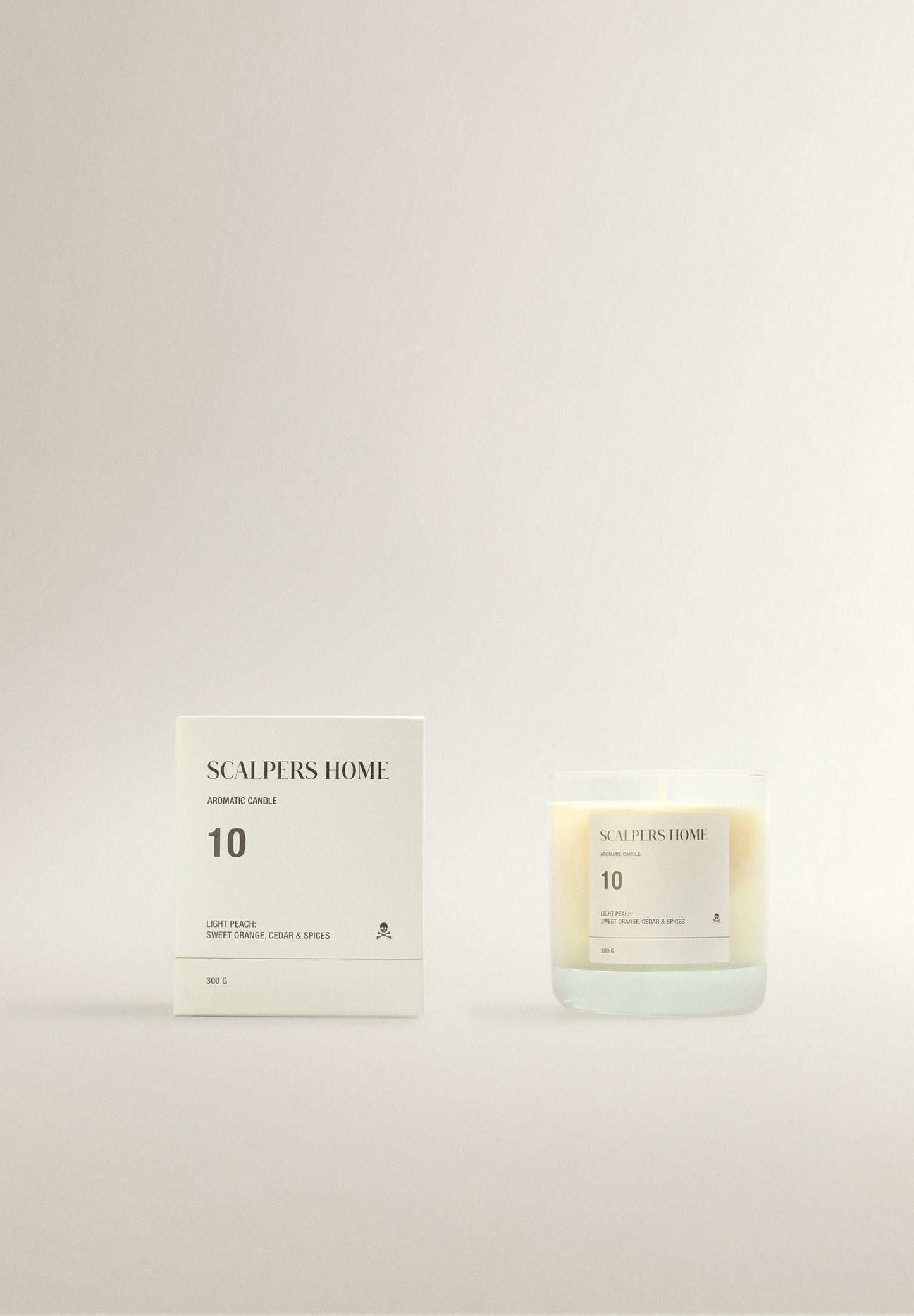 VELA AROMÁTICA 10 300 GR LIGHT PEACH - Scalpers