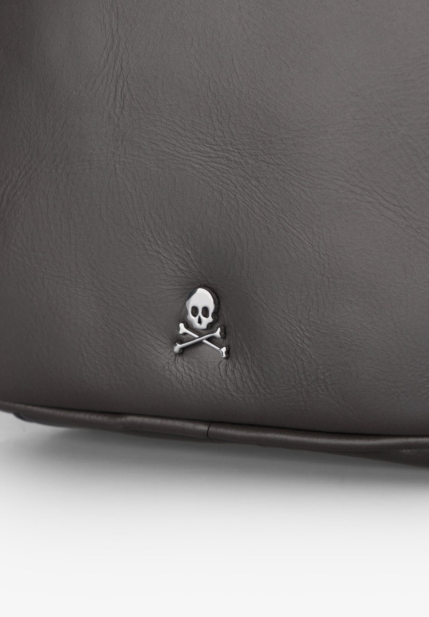 LEATHER CROSSBODY BAG WITH SKULL