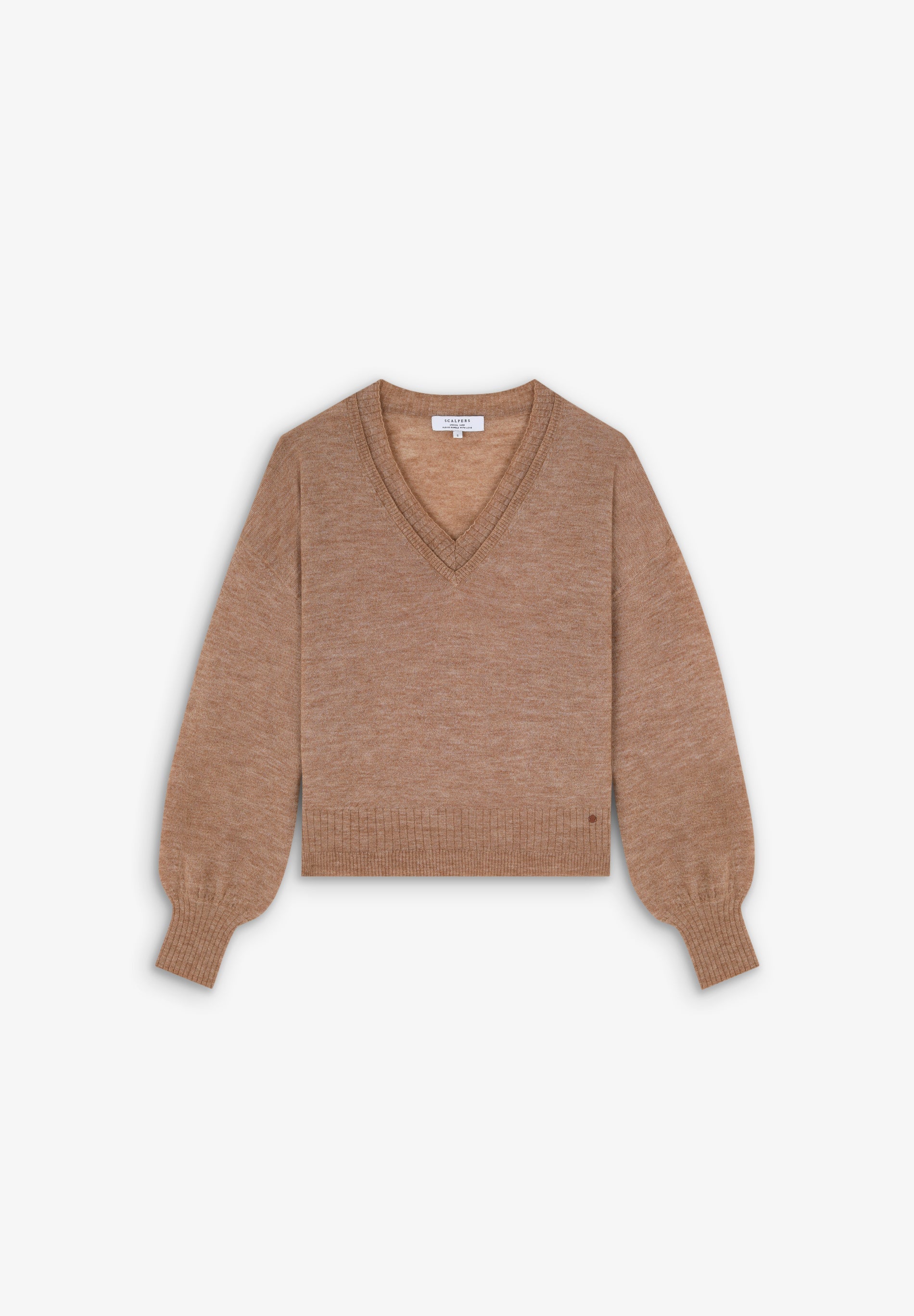 SWEATER WITH NECKLINE DETAIL