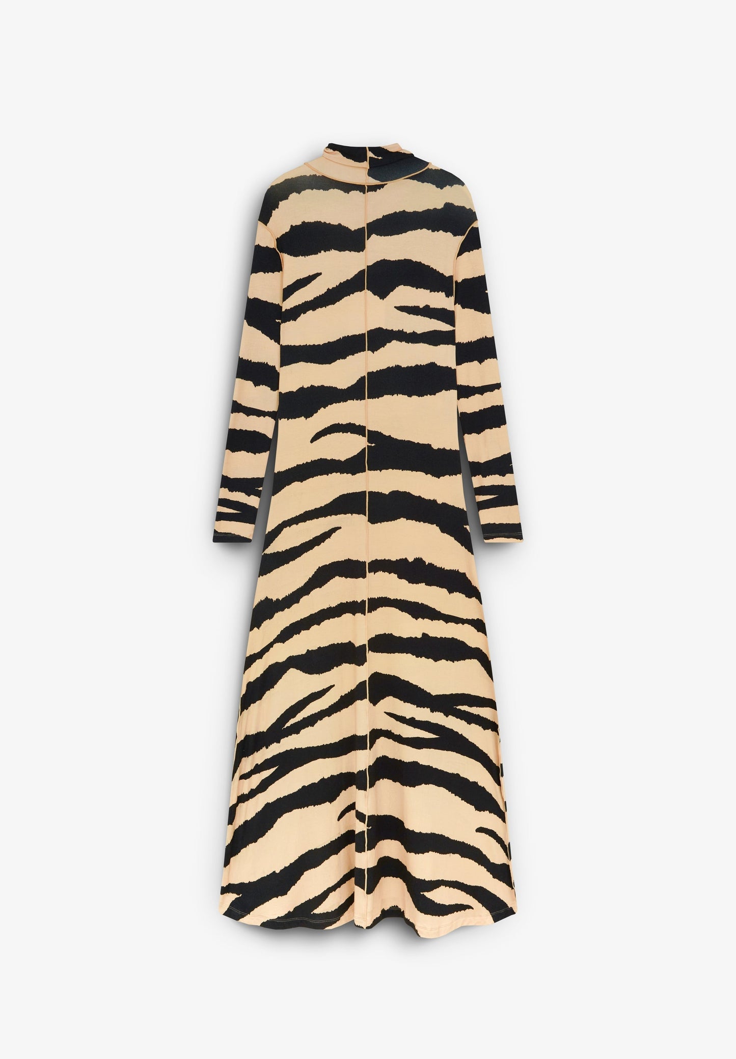 FINE KNIT ZEBRA PRINT DRESS