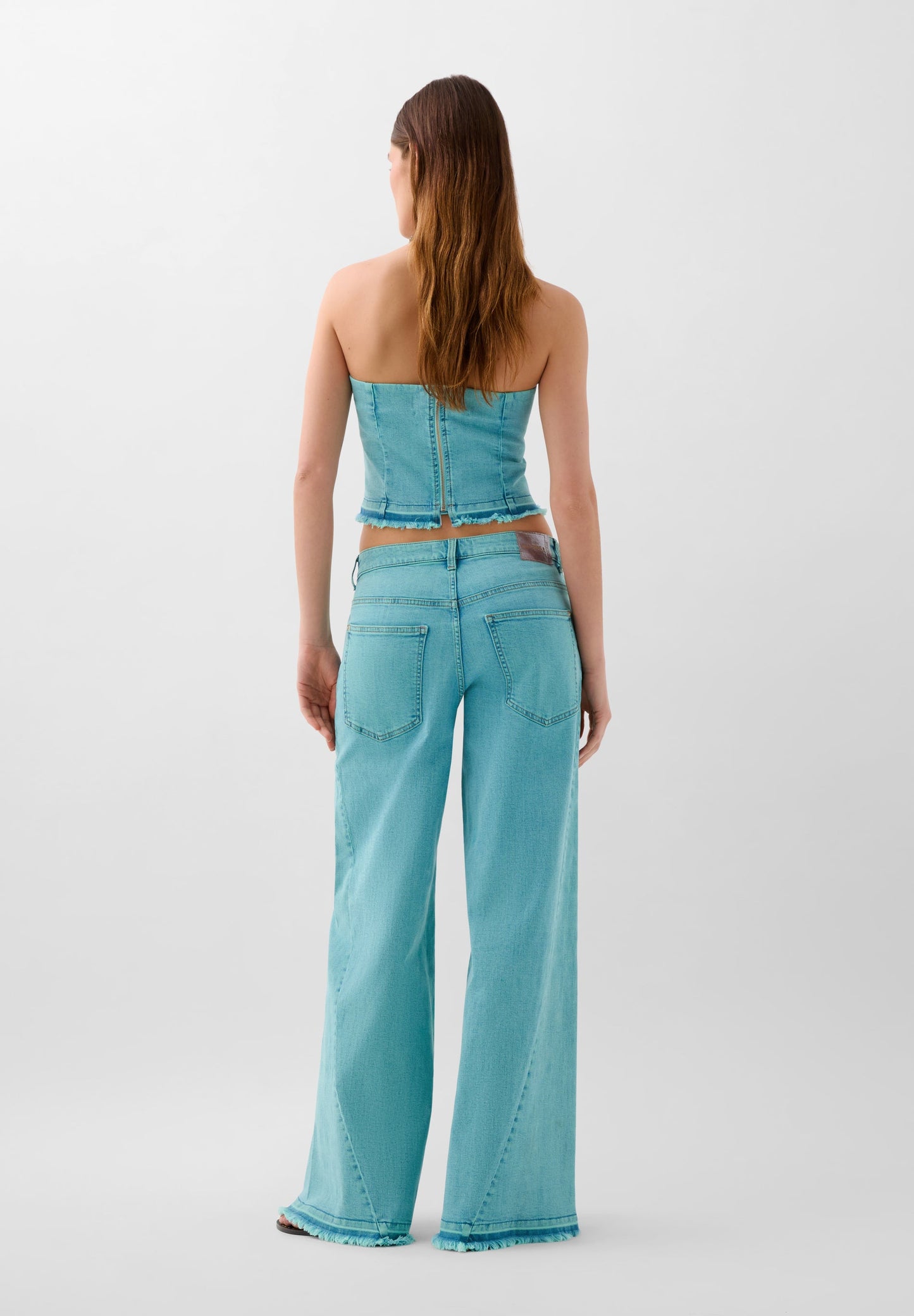FADED CULOTTE JEANS