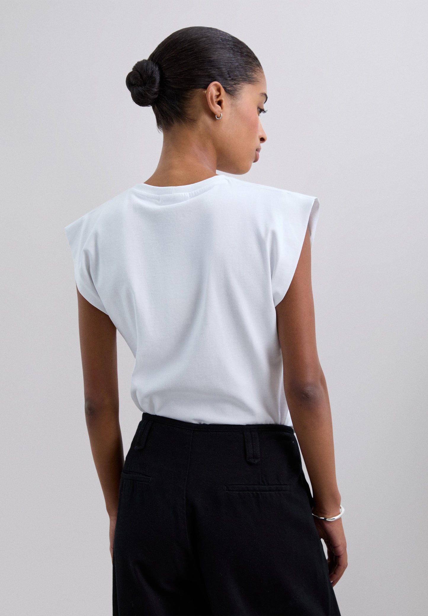 T-SHIRT IMPRIMÉ SKULL MÉTALLISÉ