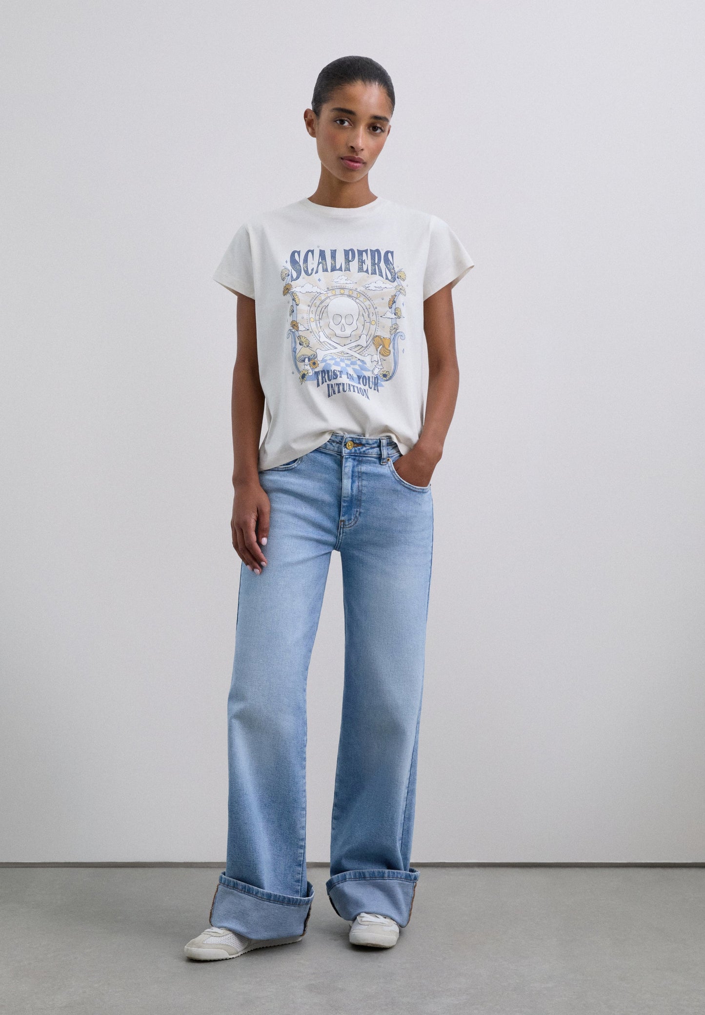 T-SHIRT IMPRIMÉ ROCK SKULL