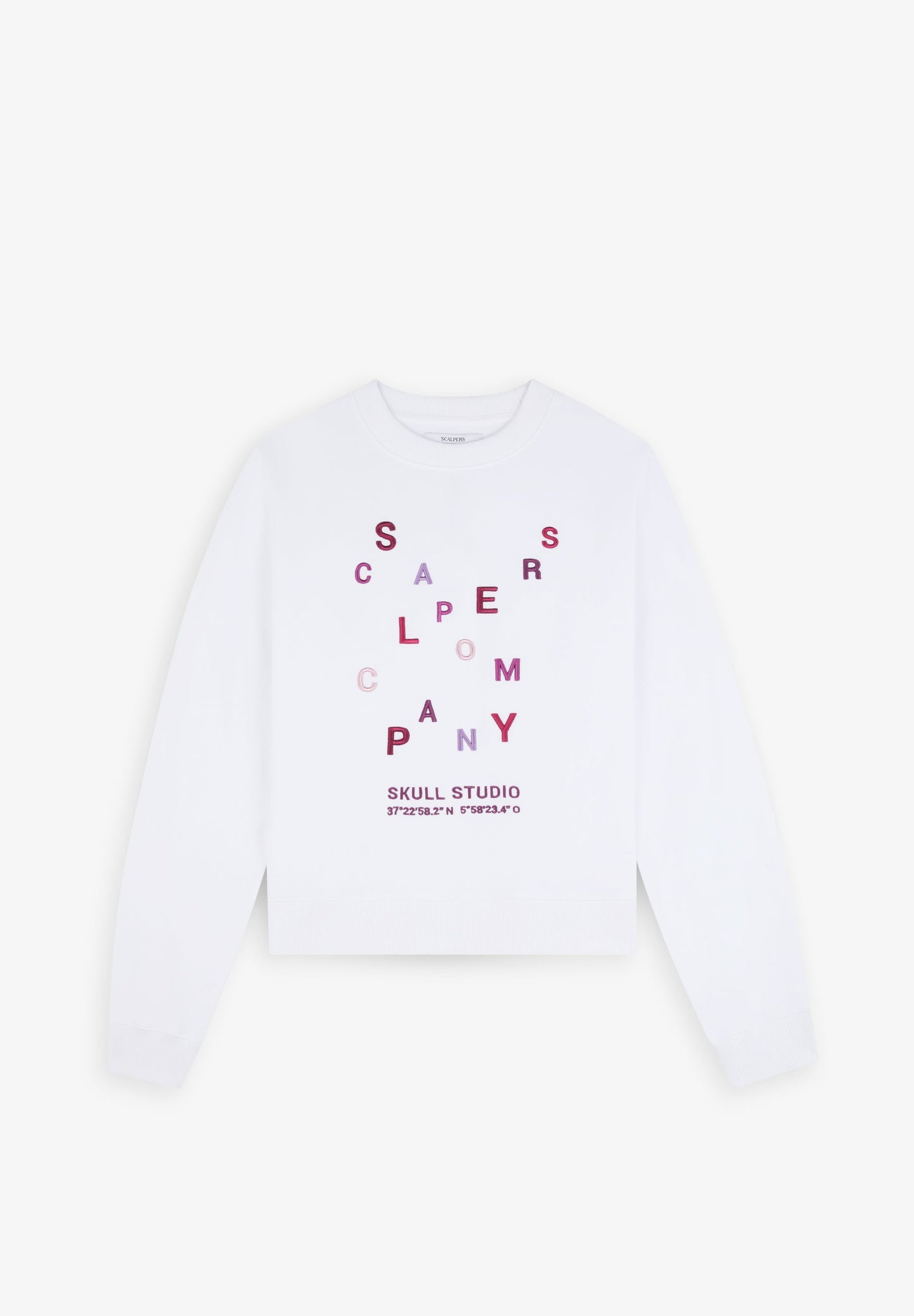 SWEATSHIRT WITH EMBROIDERED LETTERS