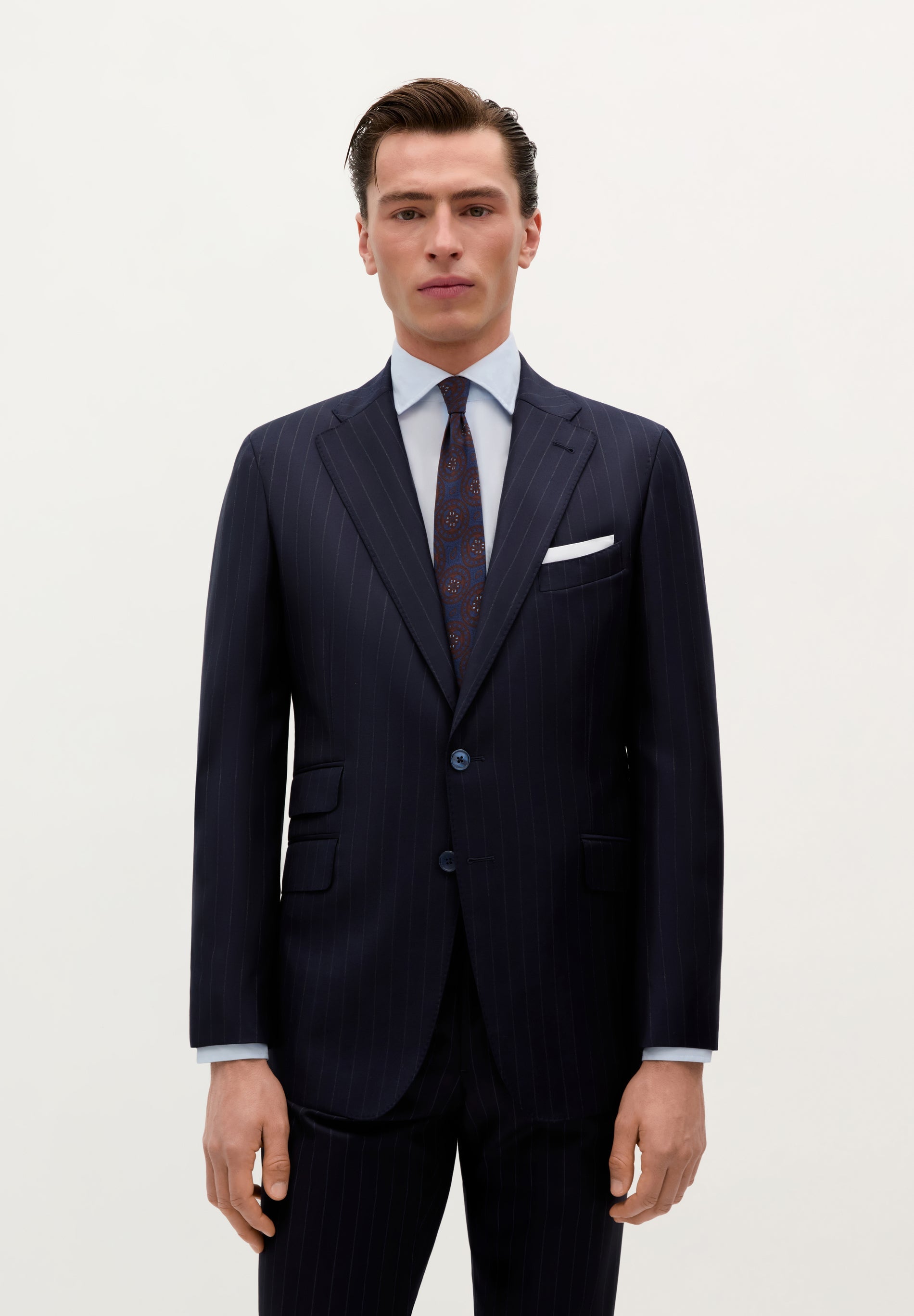 WOOL PINSTRIPE BLAZER