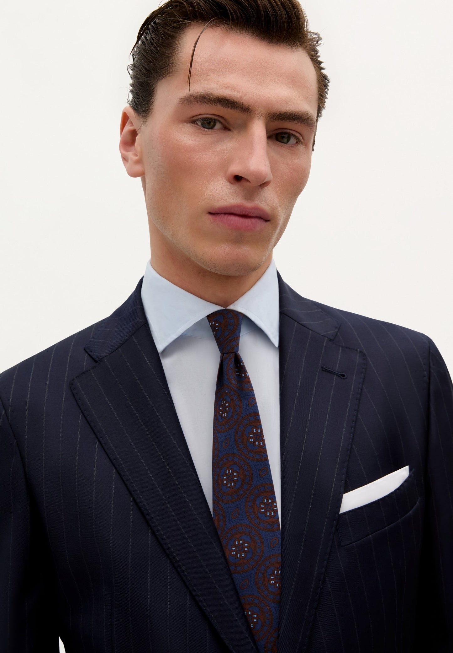 WOOL PINSTRIPE BLAZER