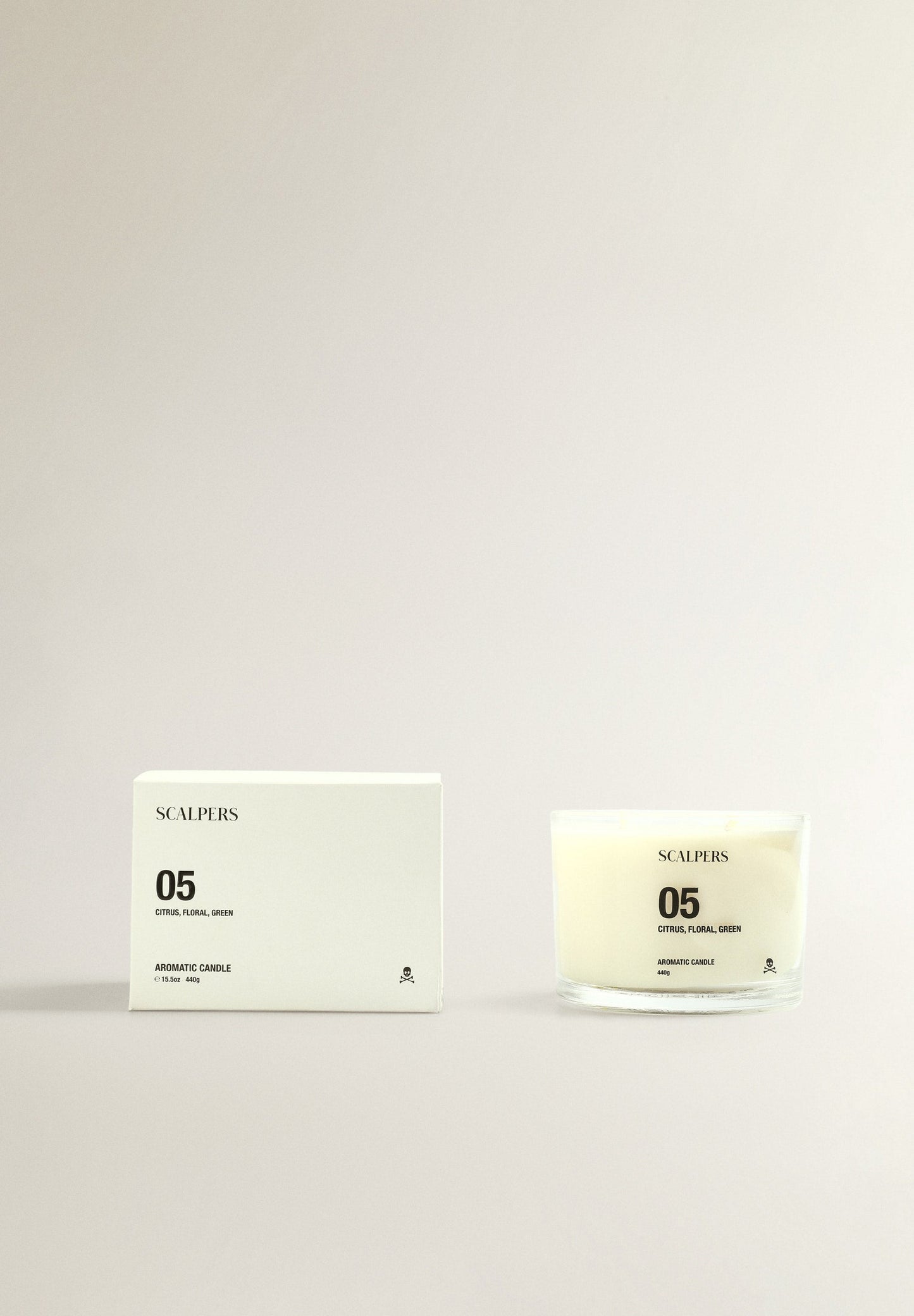 VELA AROMÁTICA 05 440GR CITRUS, FLORAL, GREEN - Scalpers