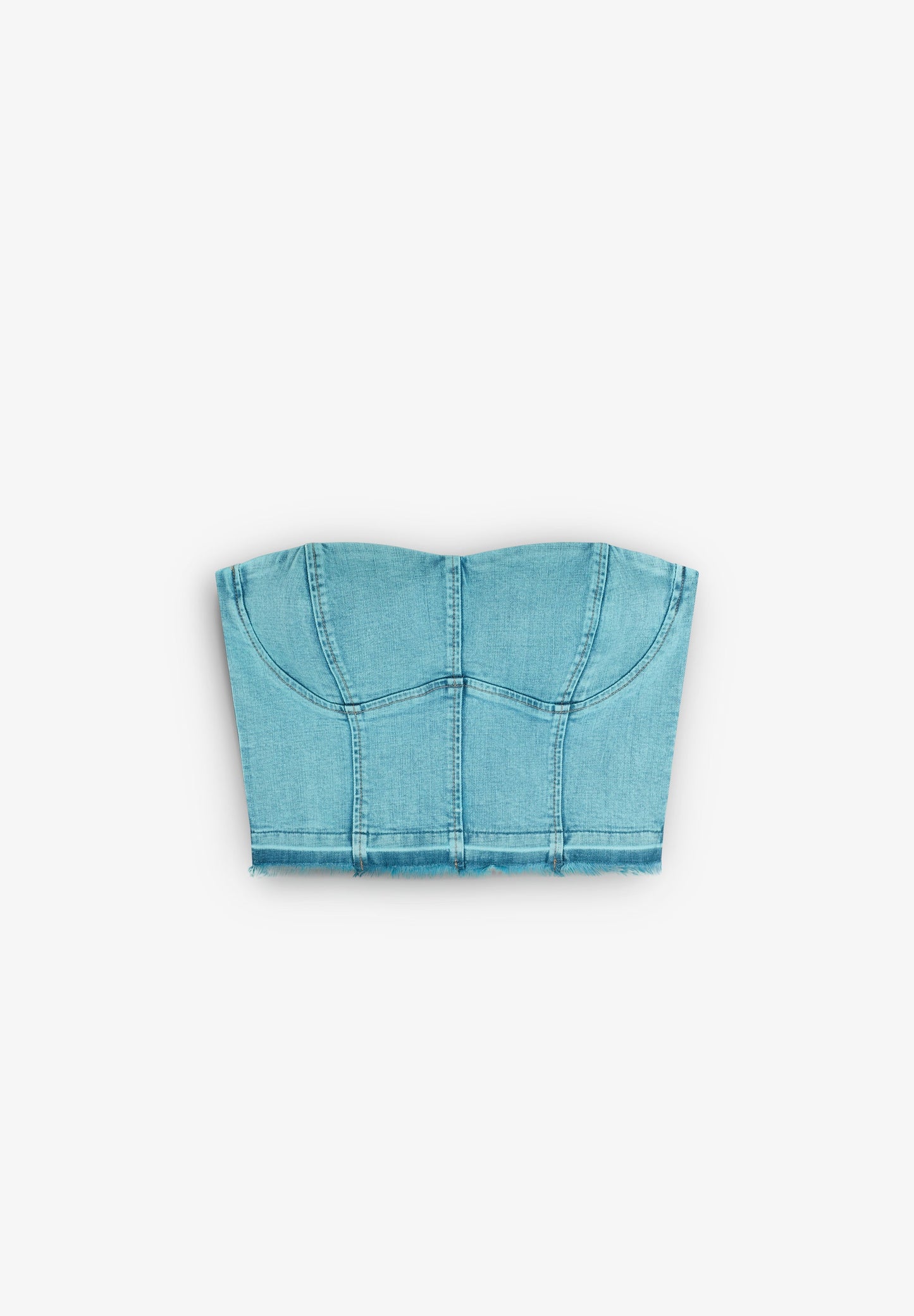SC QUES CORSET DENIM TOP