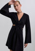 MINI DRESS WITH KNOT DETAIL