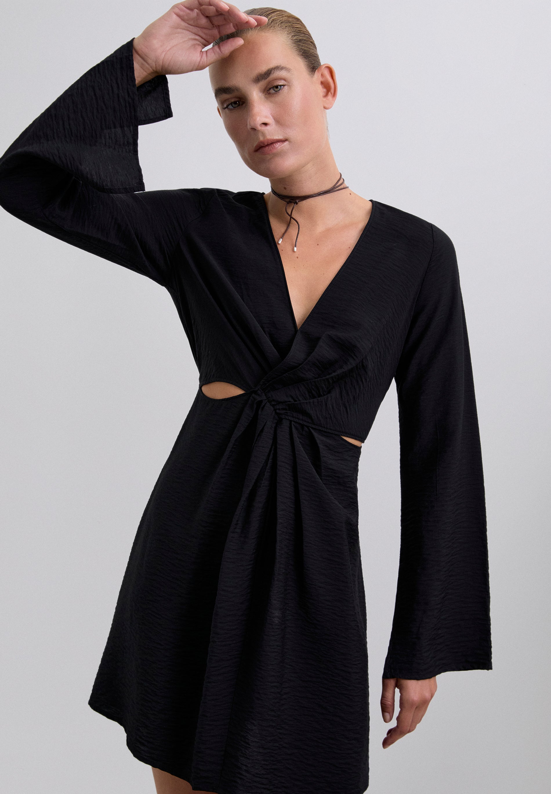 SC RAY KNOT SHORT DRESS