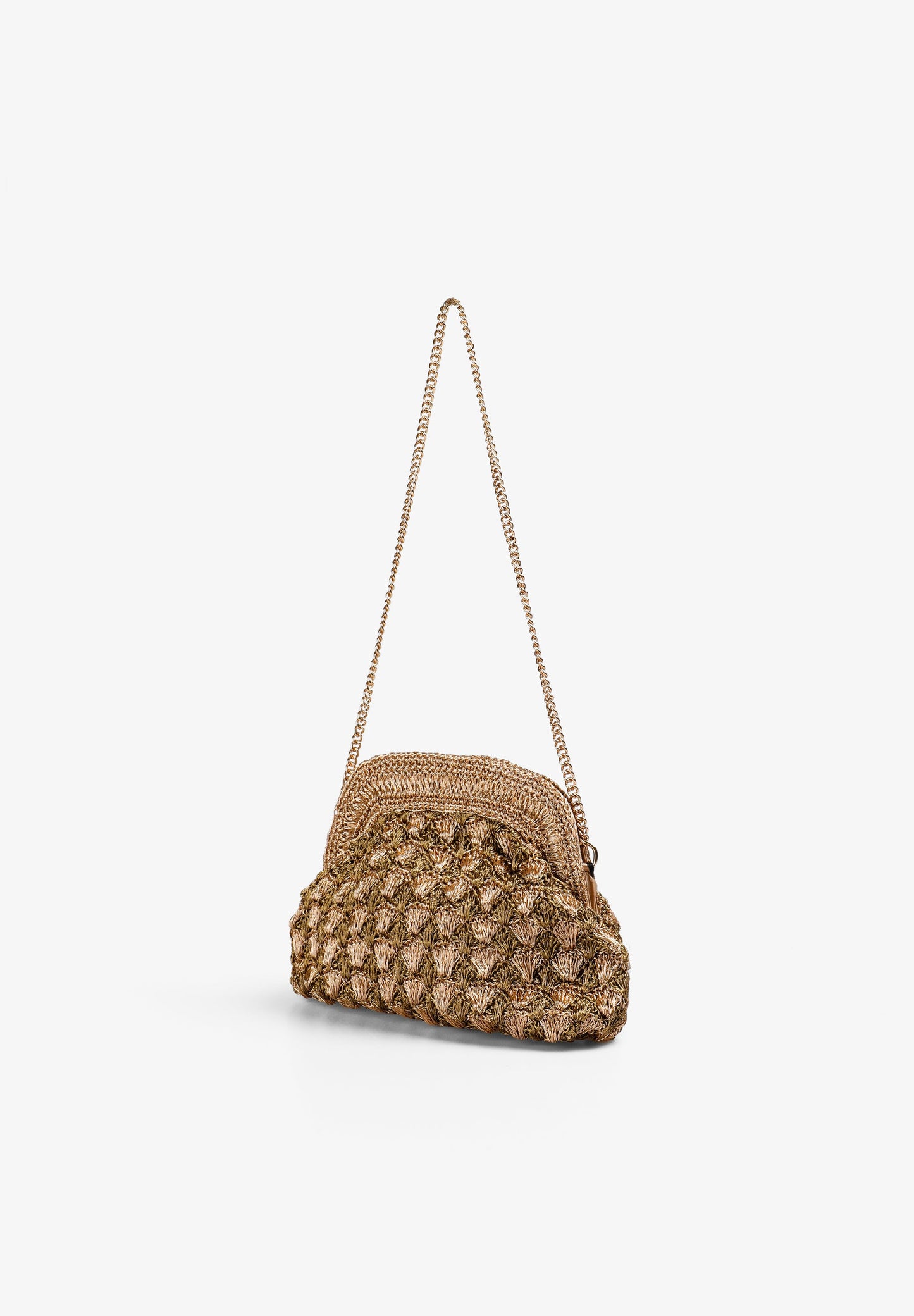 METALLIC THREAD HANDBAG