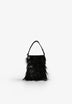 BAG WITH FEATHERS AND SEQUINS