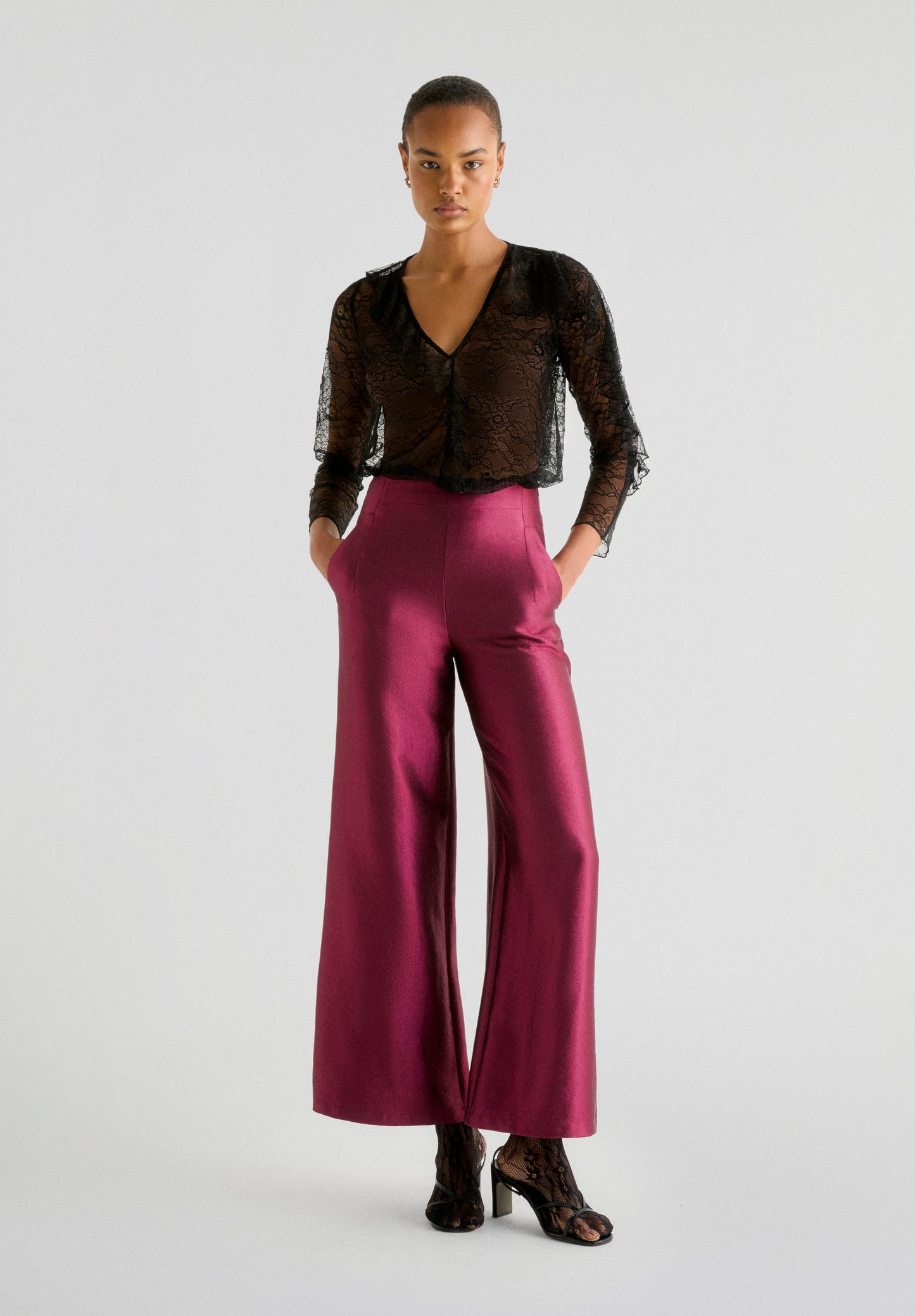 SATIN CULOTTE TROUSERS