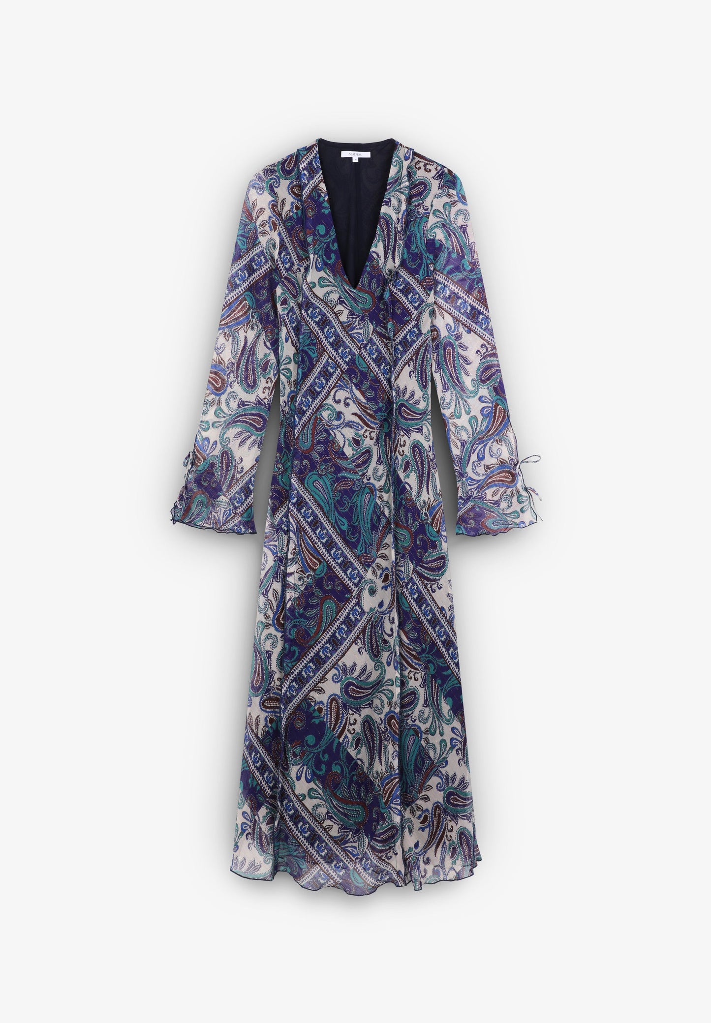 ROBE LONGUE FLUIDE PAISLEY