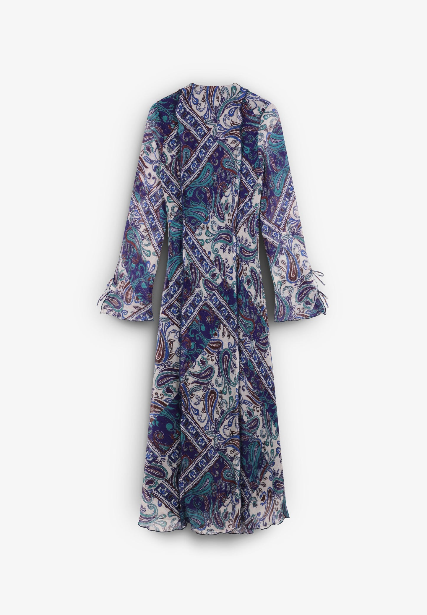 ROBE LONGUE FLUIDE PAISLEY