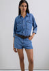 DENIM EFFECT PLAYSUIT