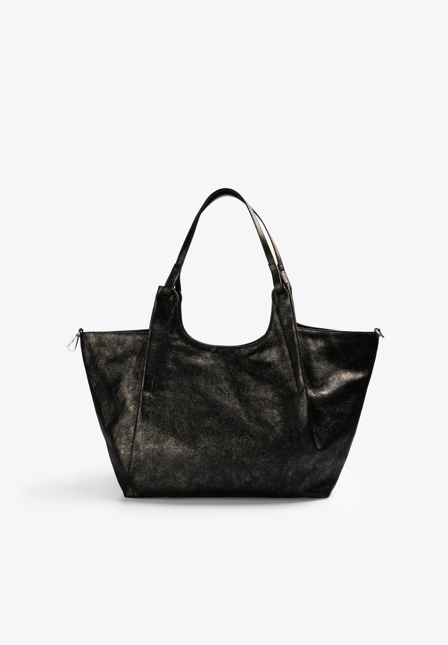 SHINY BLACK ADJUSTABLE BAG