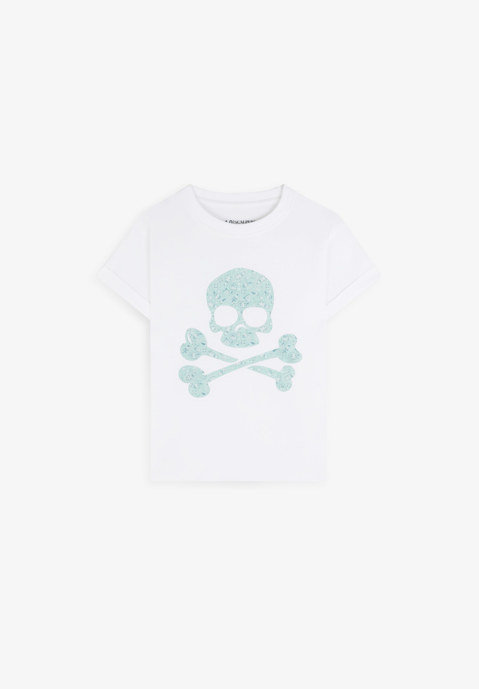 T-SHIRT SKULL IMPRIMÉ BANDANA