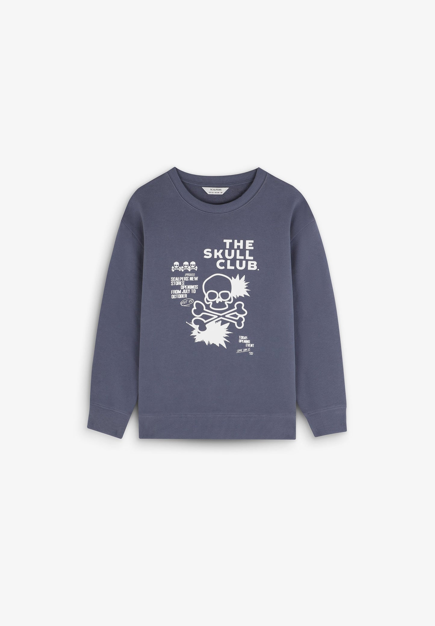 SKULL CLUB LOGO SWEATSHIRT