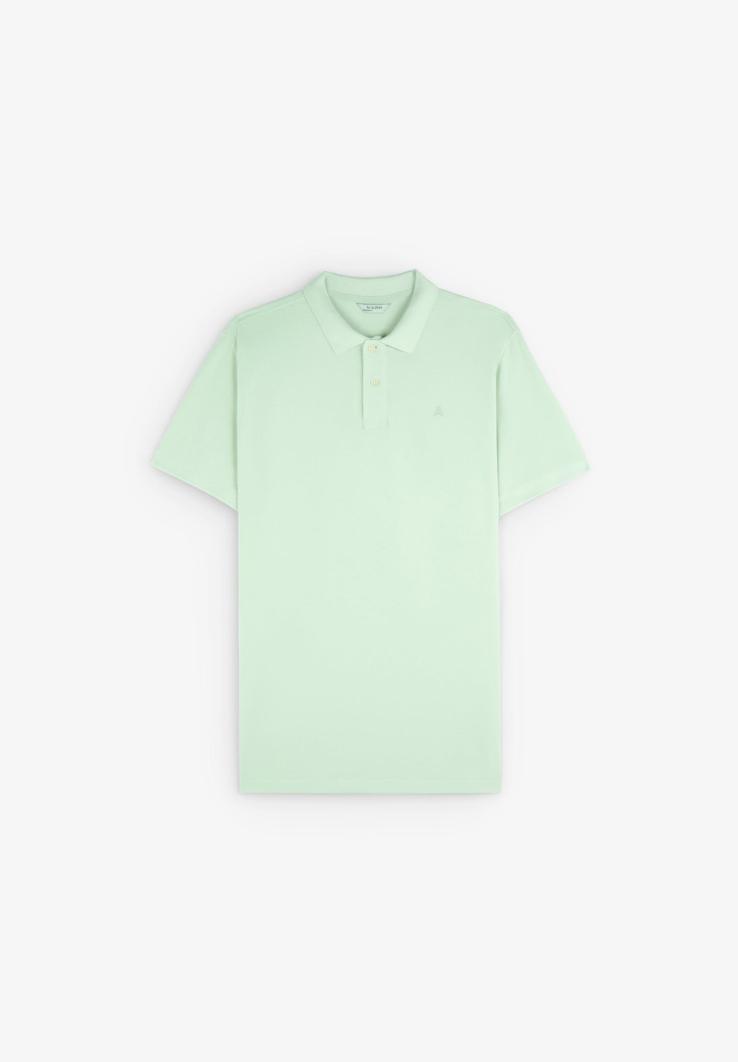 BASIC POLO SHIRT WITH SKULL DETAIL