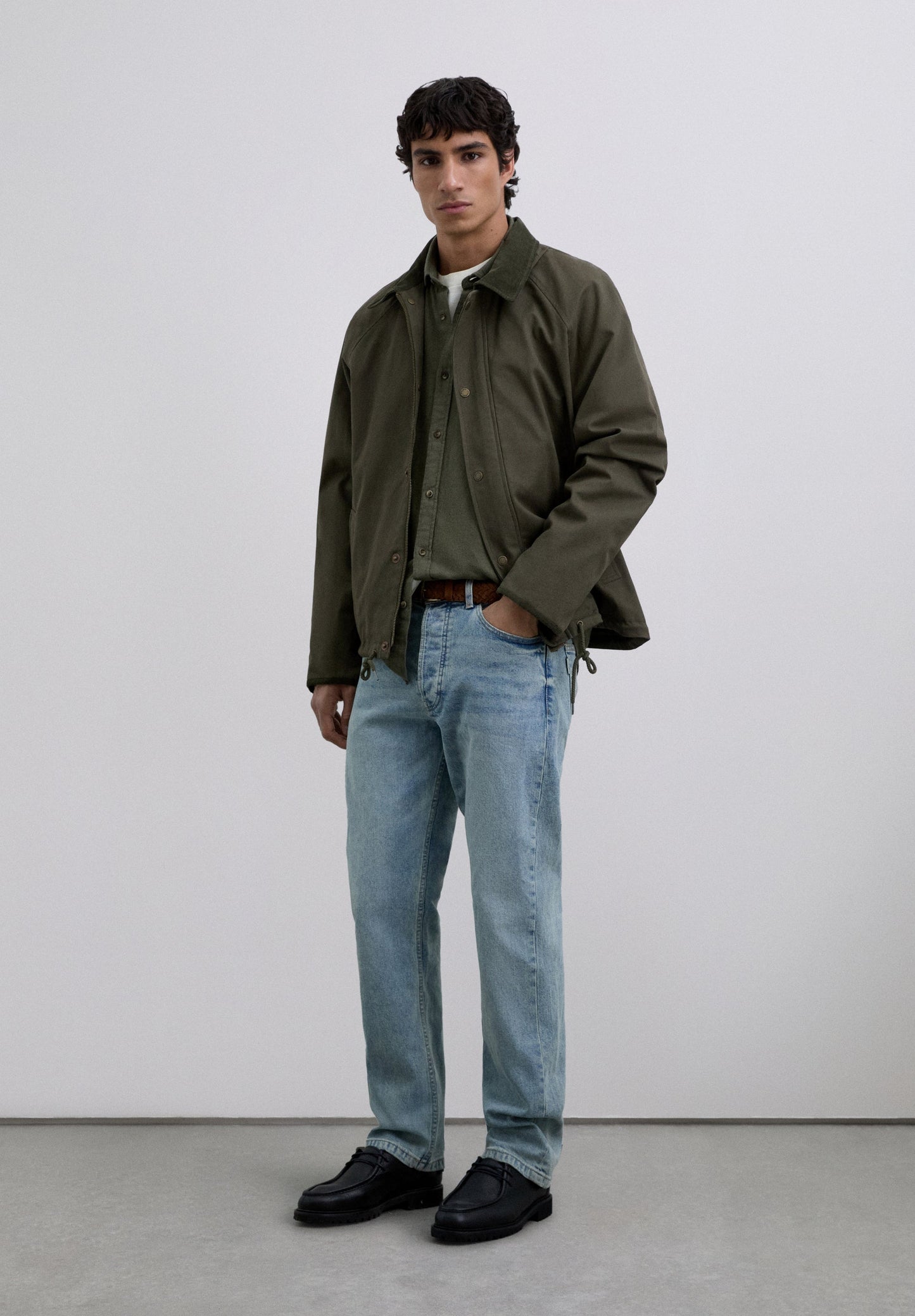 COTTON JACKET WITH HOOD