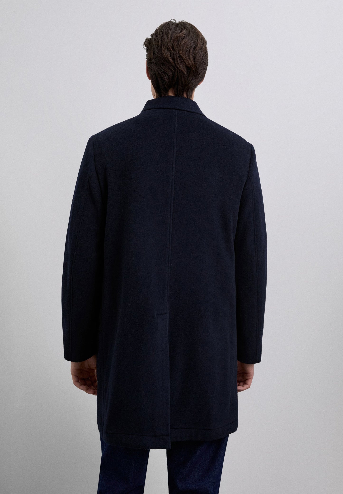 LONG WOOL BLEND COAT