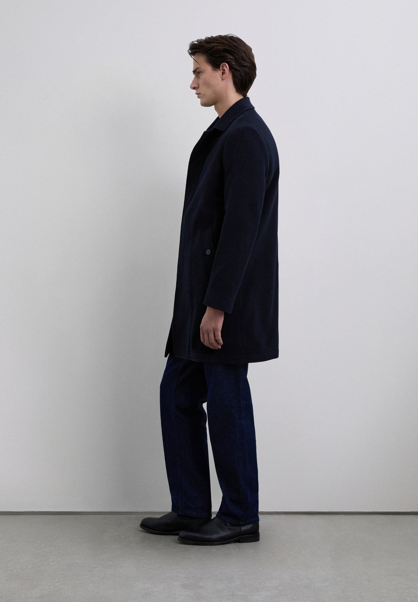 LONG WOOL BLEND COAT