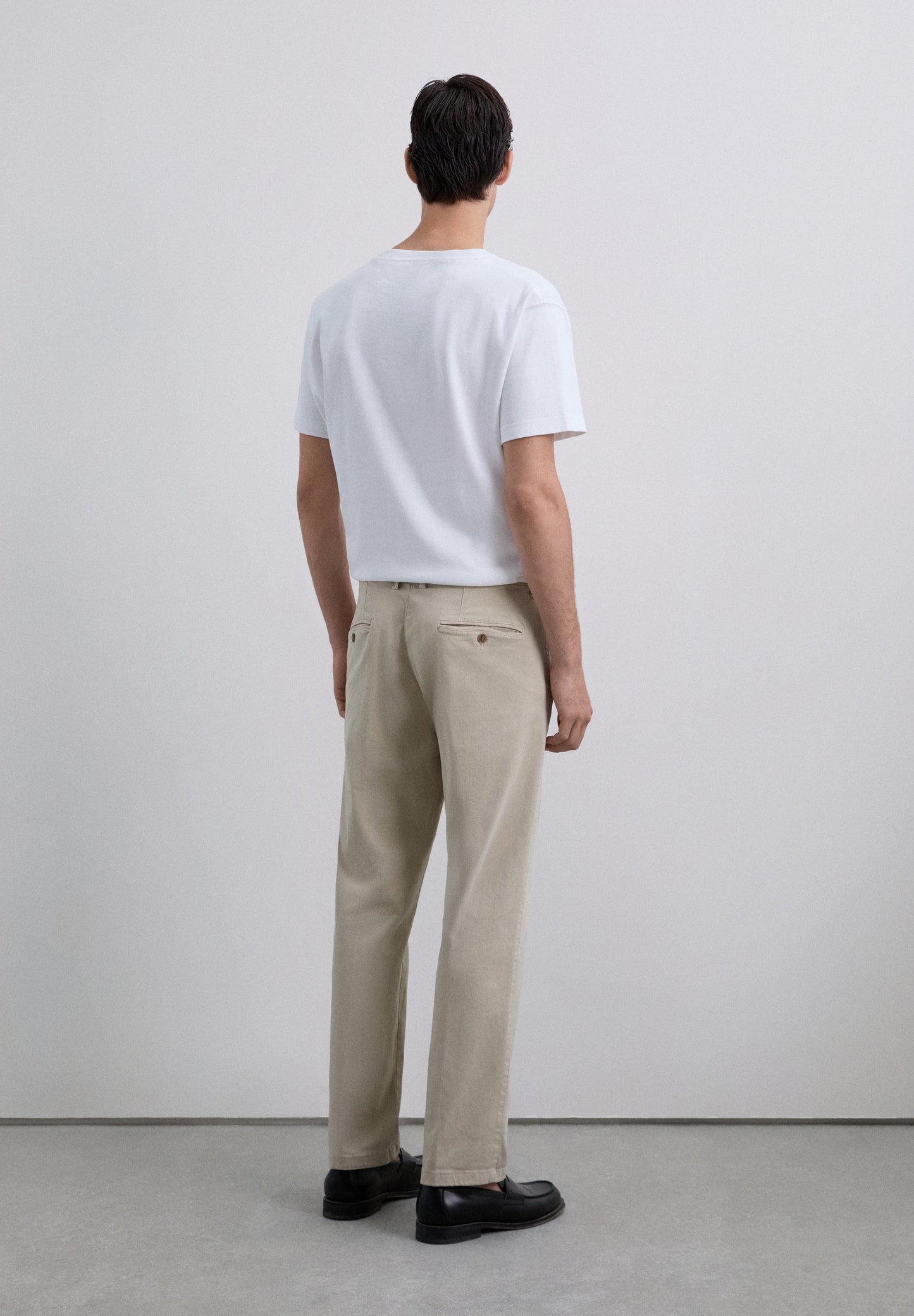 LOOSE FIT DARTED TROUSERS