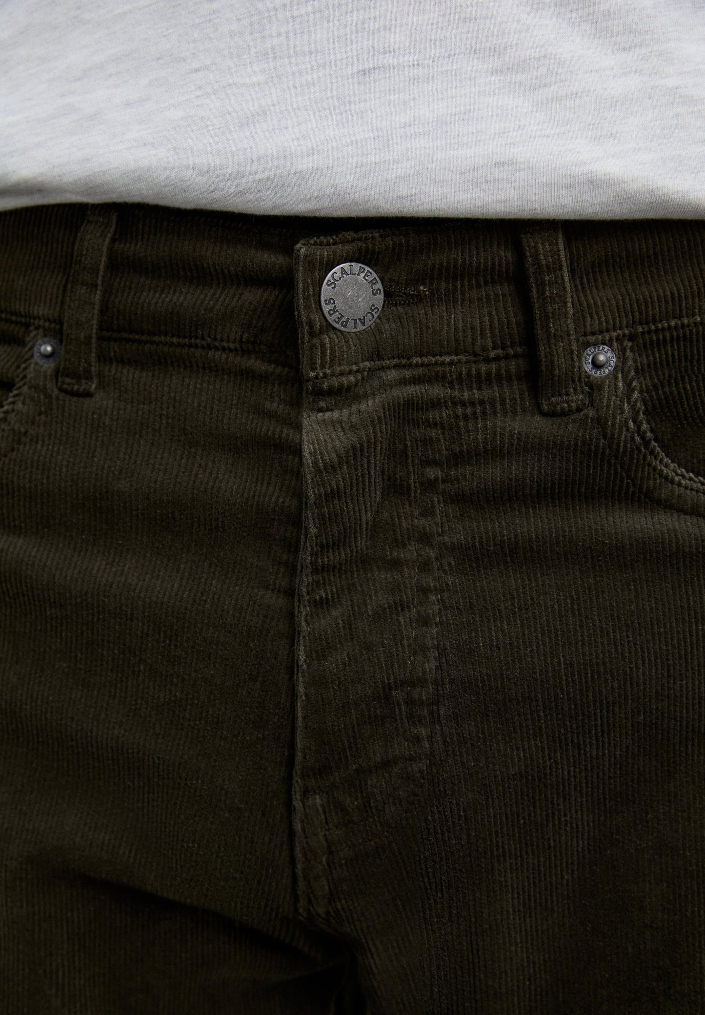 REGULAR FIT CORDUROY TROUSERS