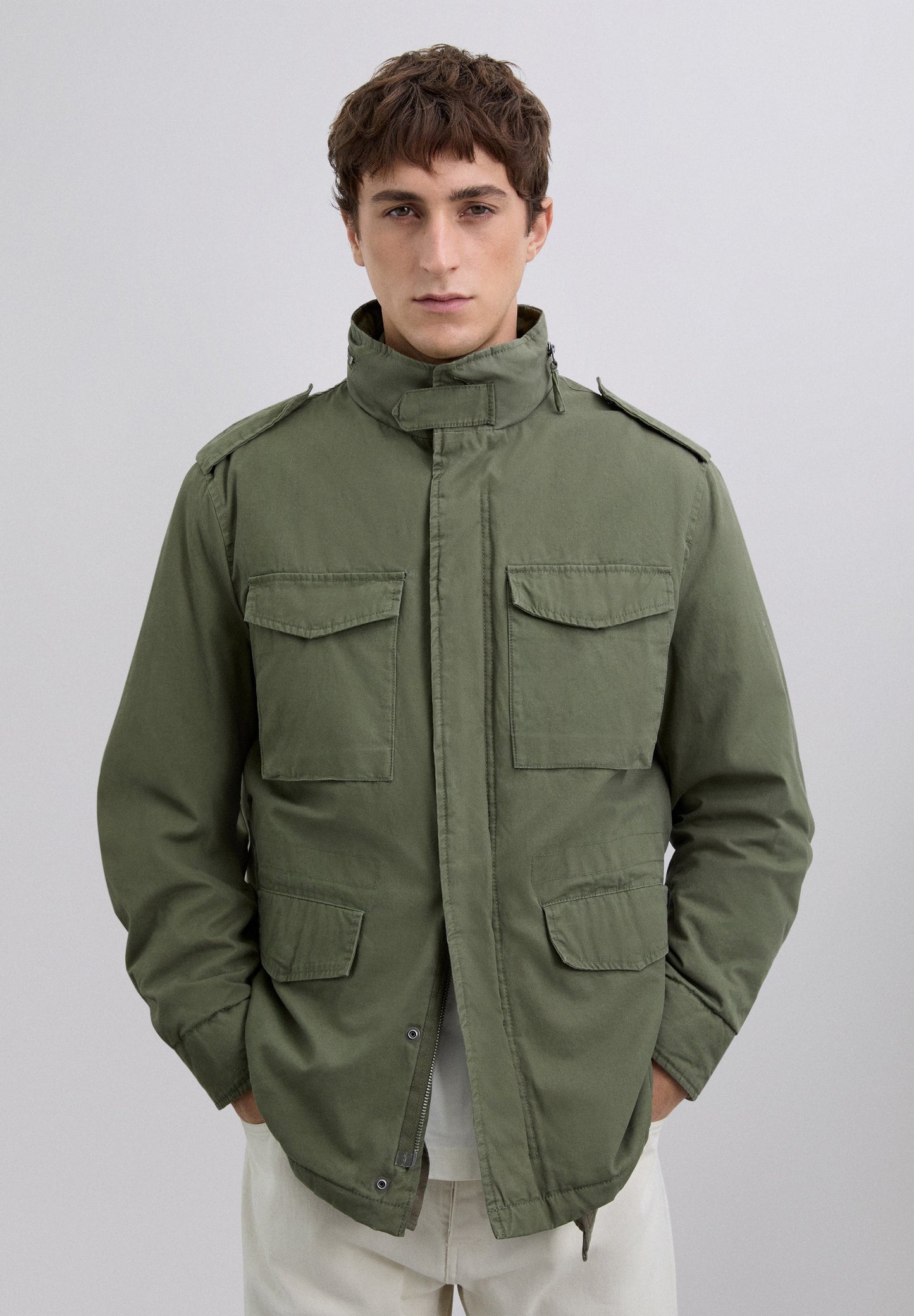MILITARY HOODED JACKET