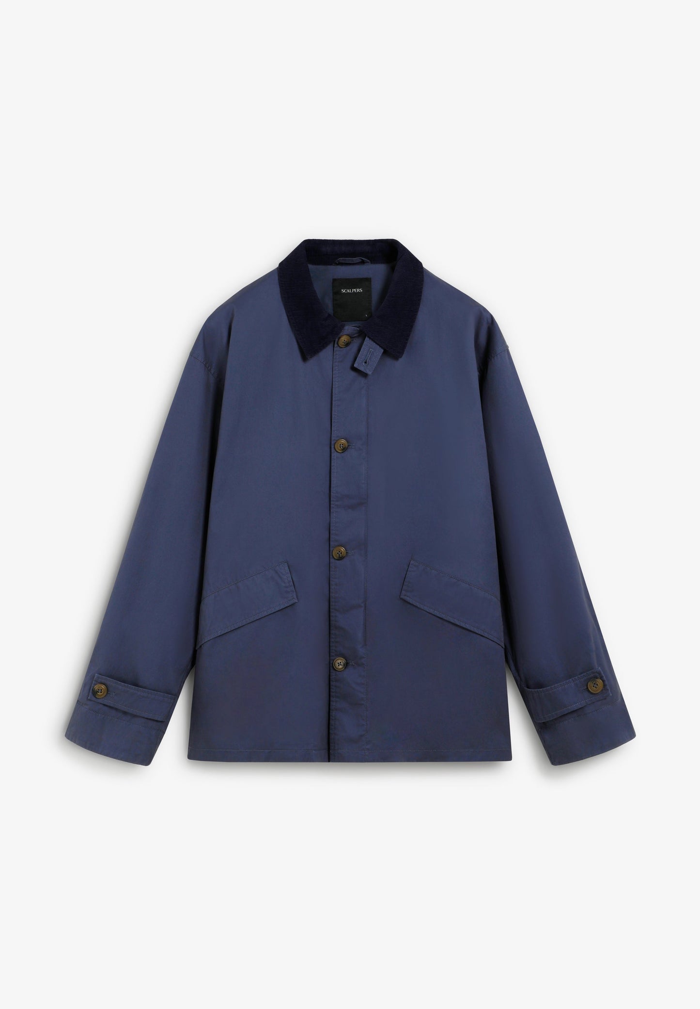 JACKET WITH CORDUROY COLLAR