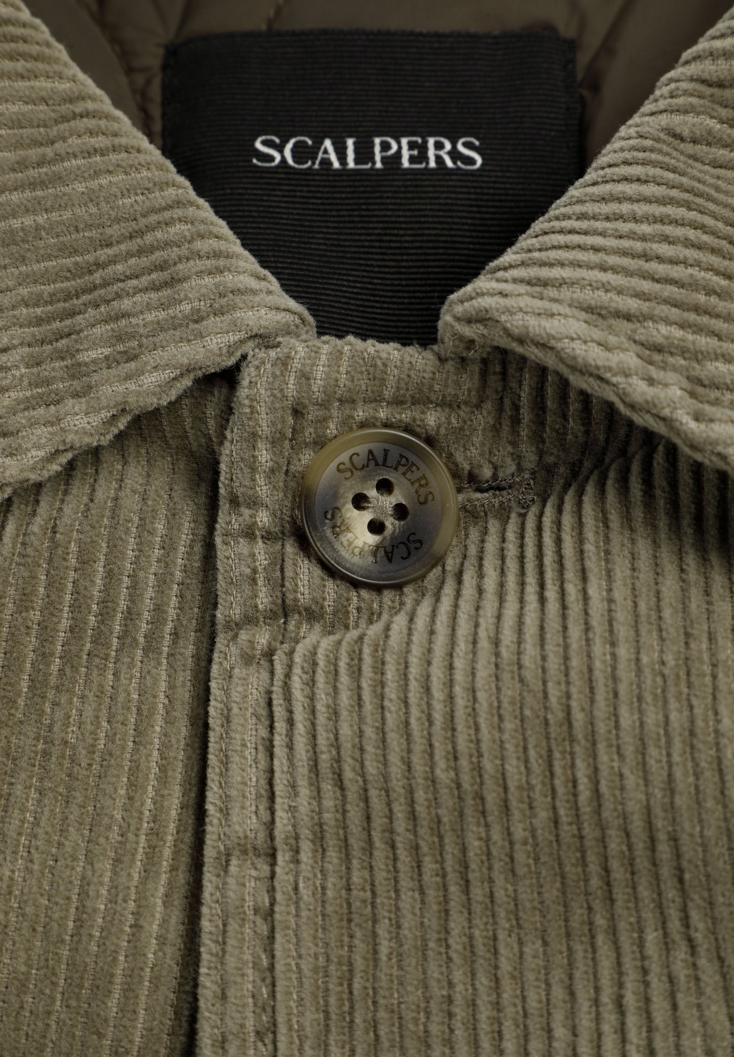 CORDUROY BOMBER JACKET WITH SKULL