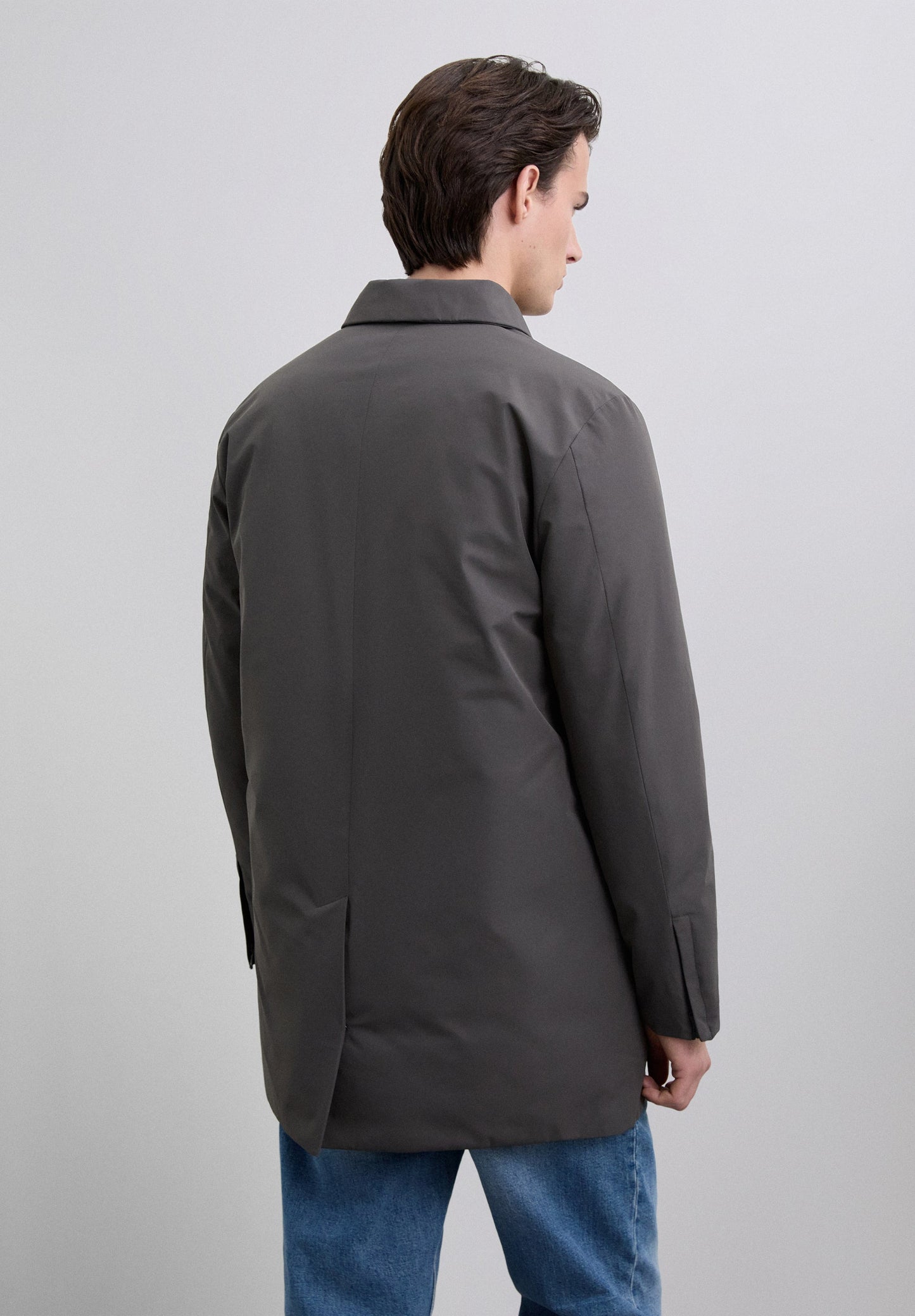 HOODED TECHNICAL PARKA WITH POCKETS