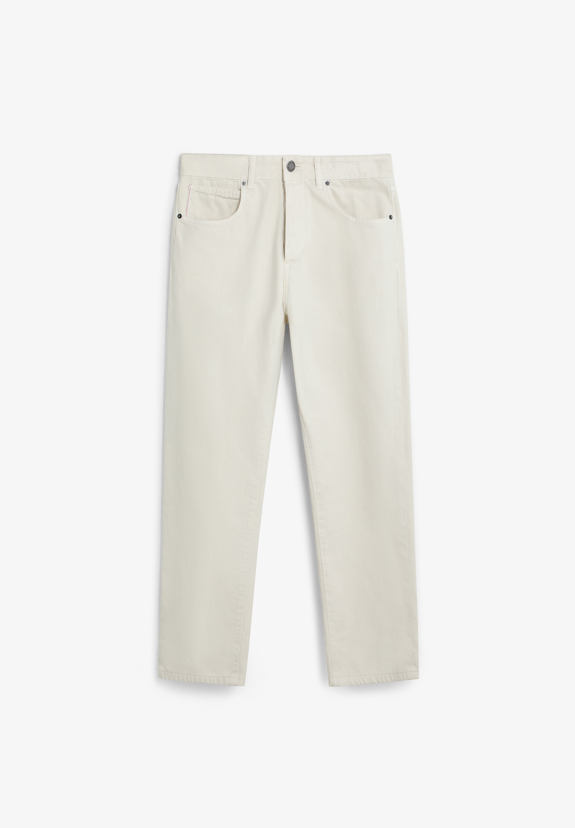 STRAIGHT COTTON TROUSERS