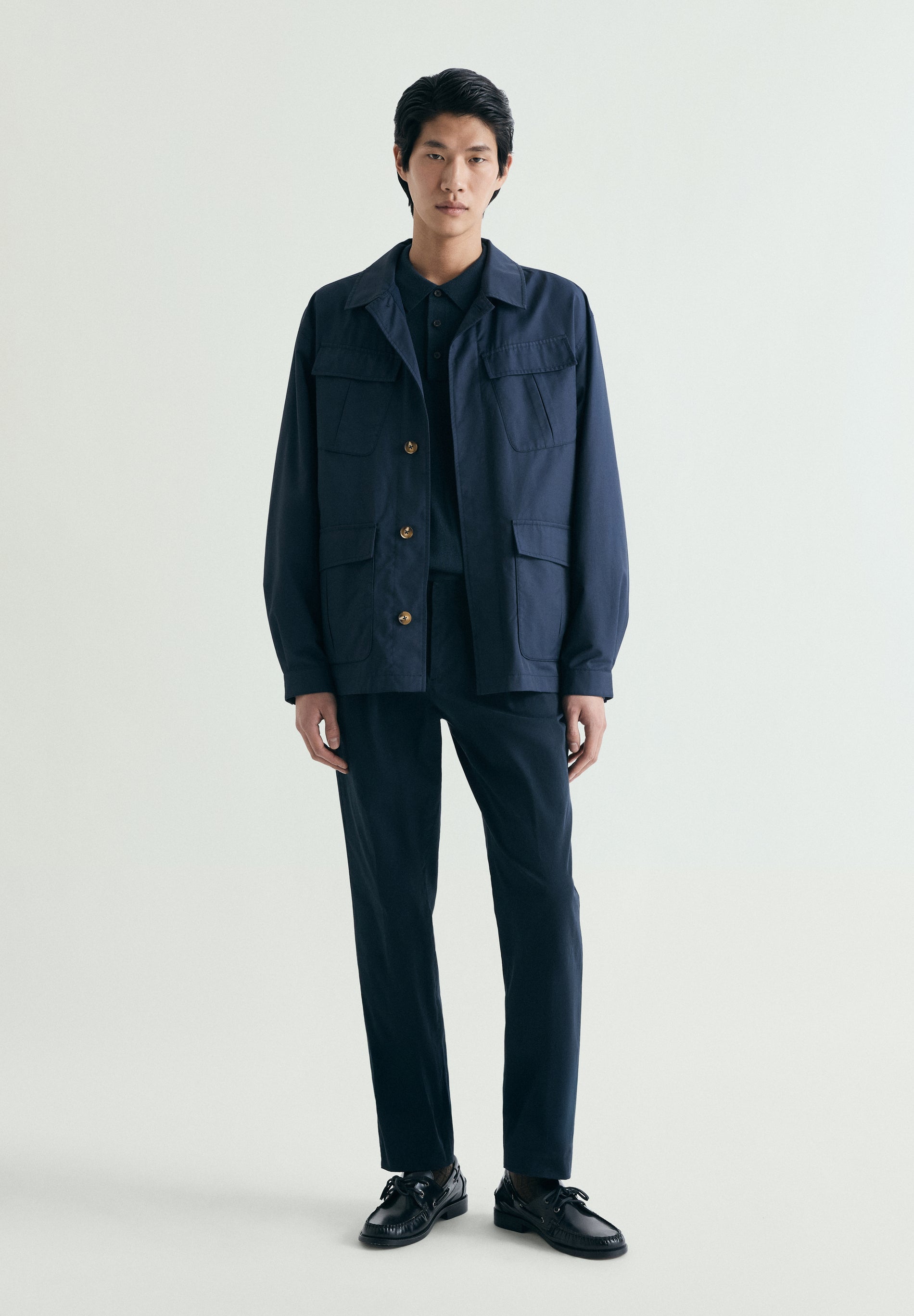 CHINO TROUSERS WITH DARTS