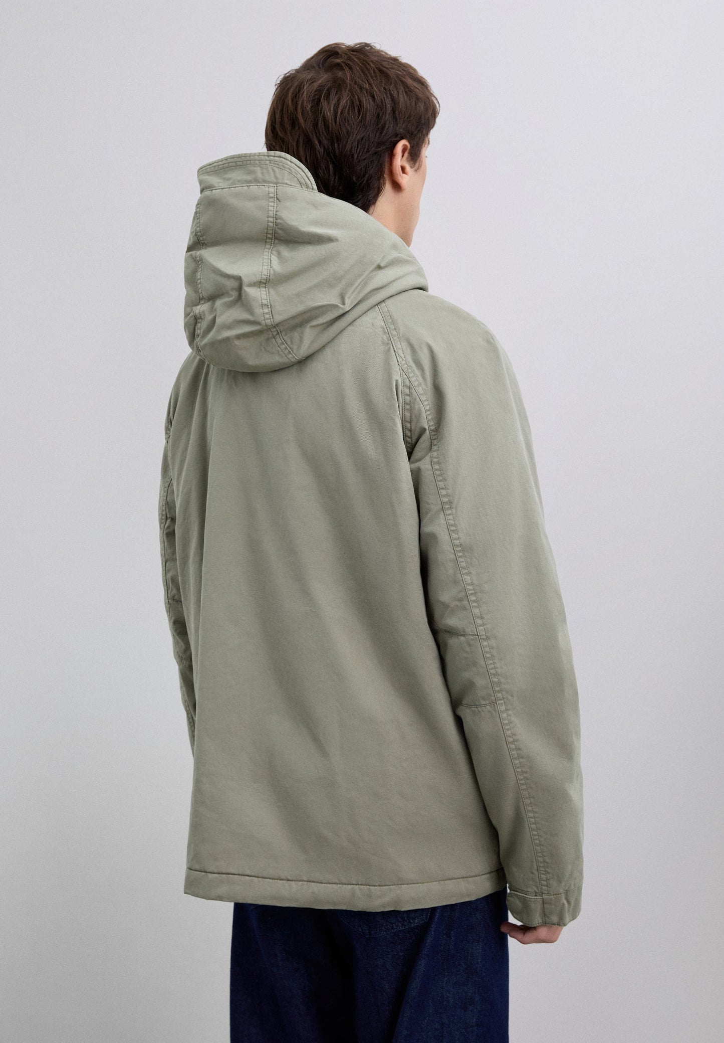 COTTON PARKA WITH HOOD
