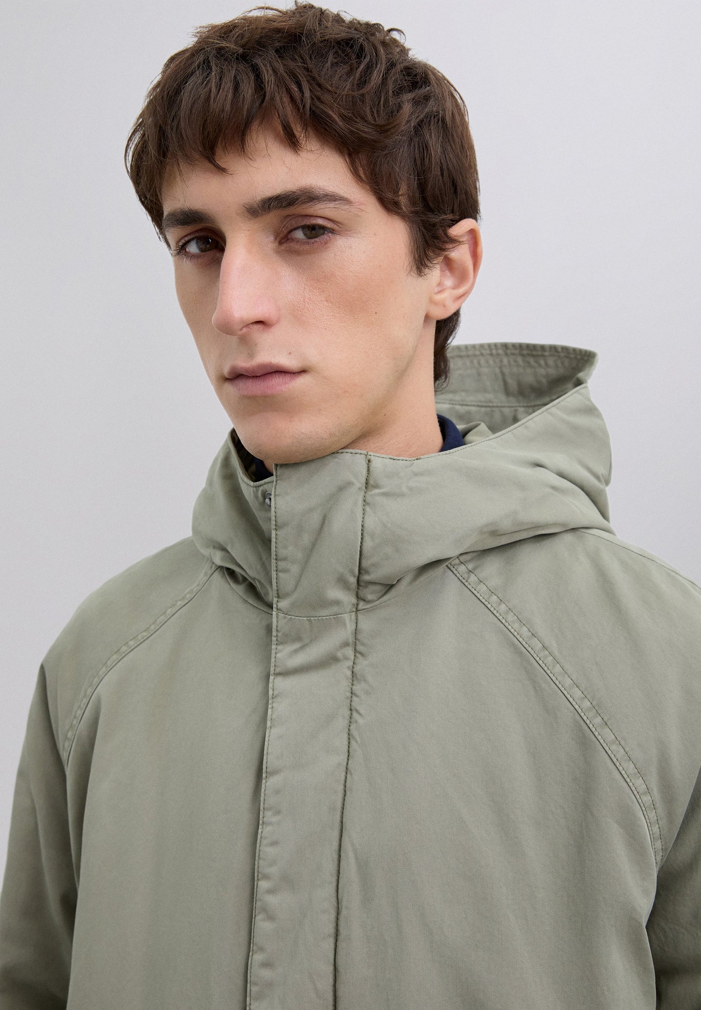 COTTON PARKA WITH HOOD