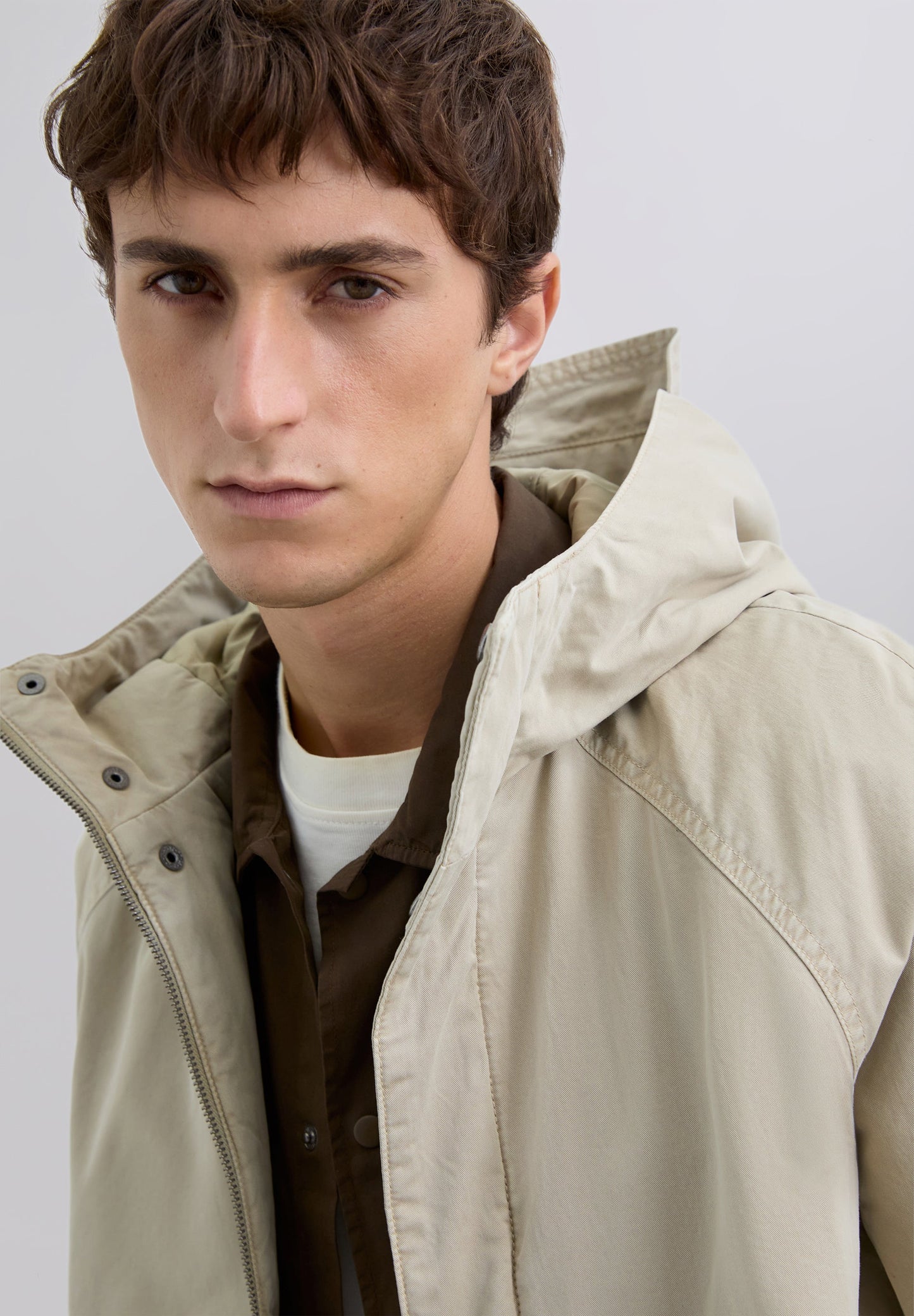 COTTON PARKA WITH HOOD