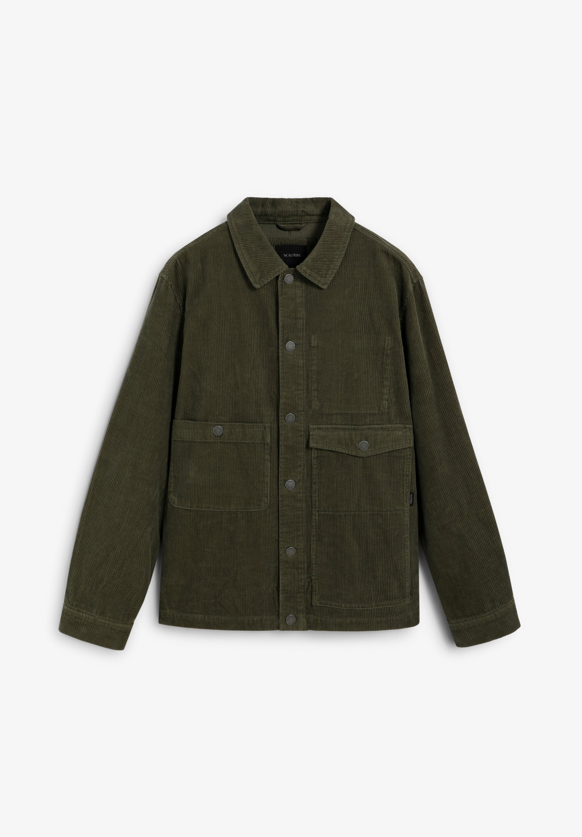 CORDUROY OVERSHIRT WITH LOGO