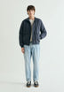 BUTTON-UP JACKET WITH POCKETS