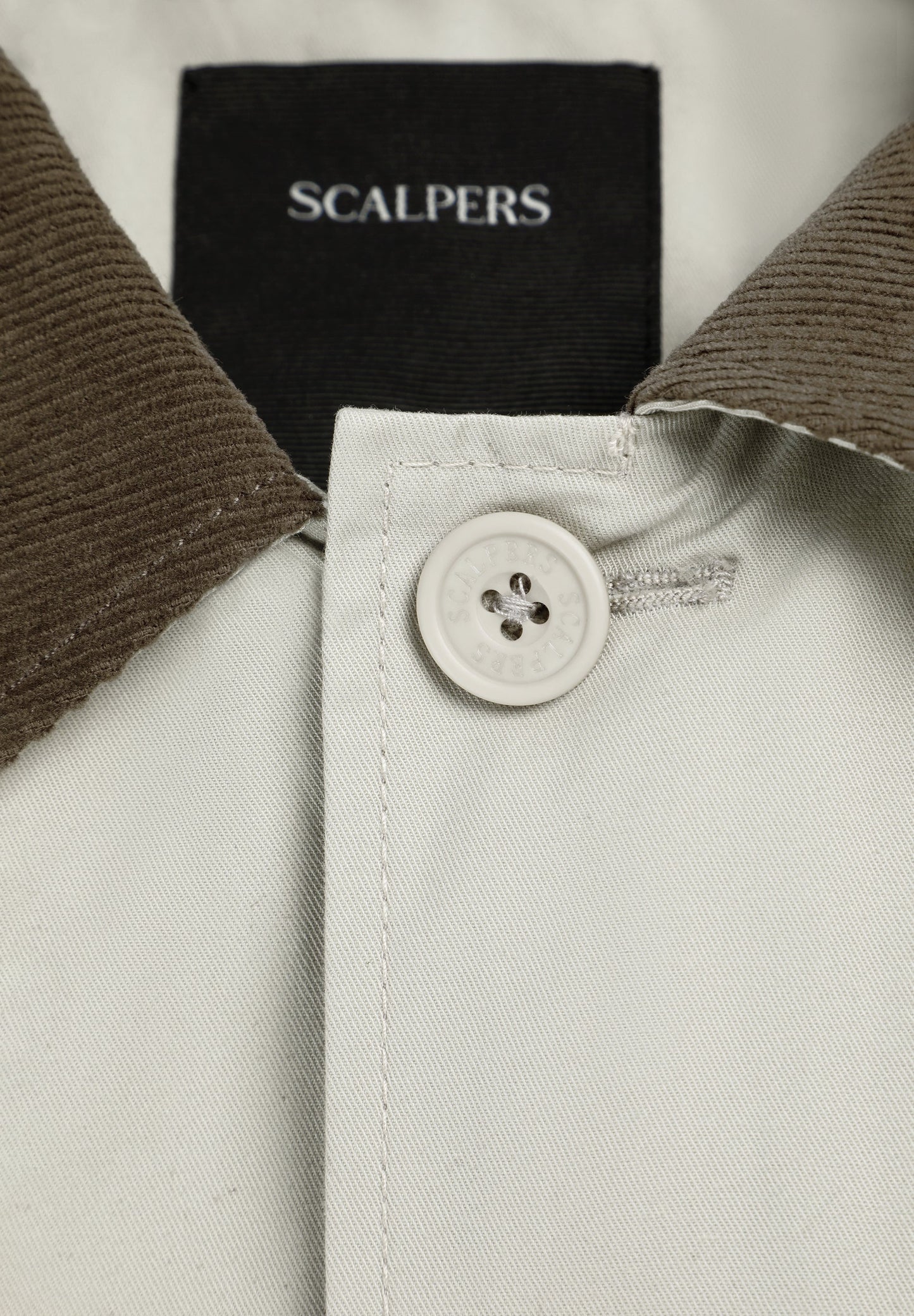 JACKET WITH CORDUROY COLLAR