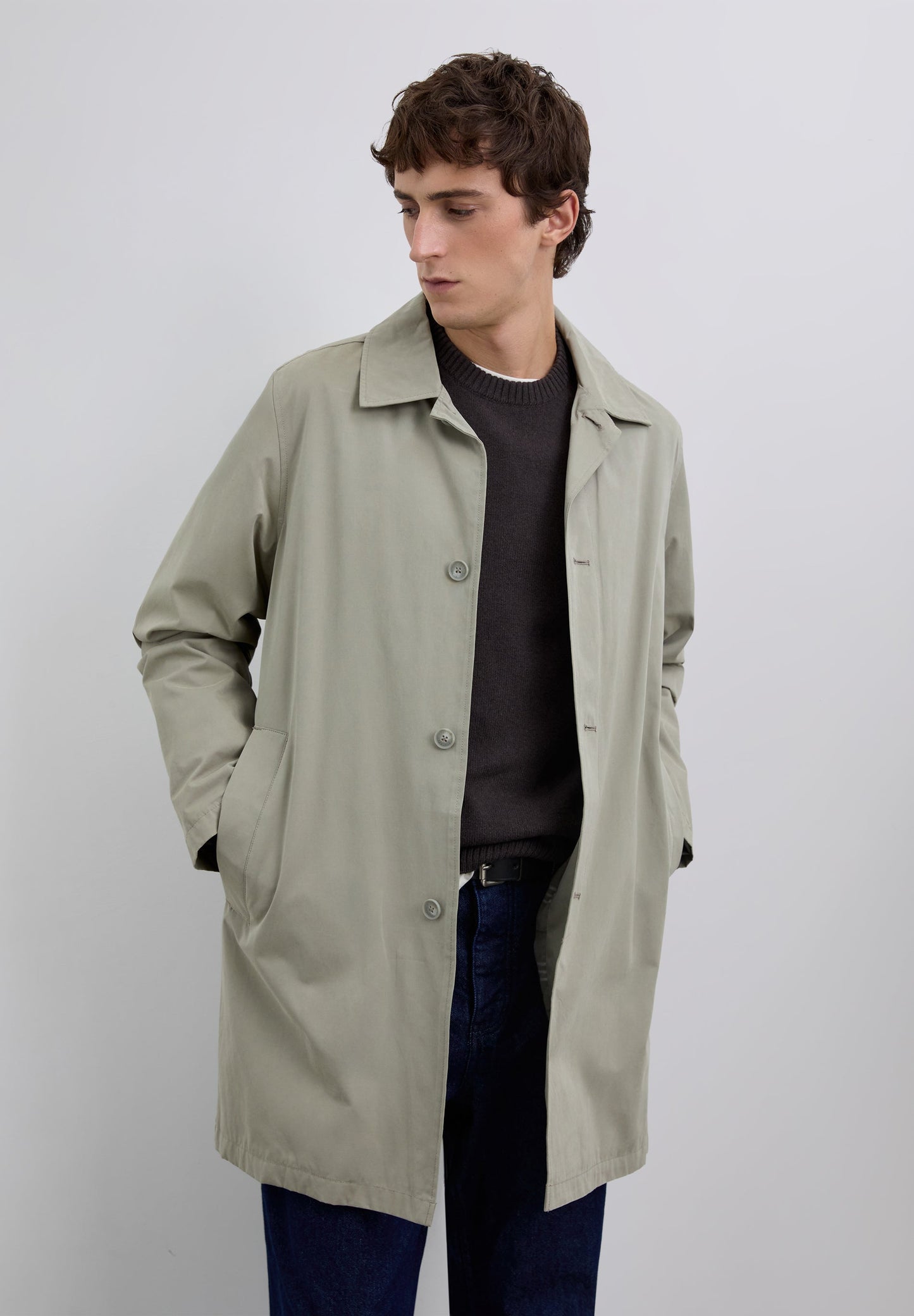 TRENCH COAT WITH SKULL