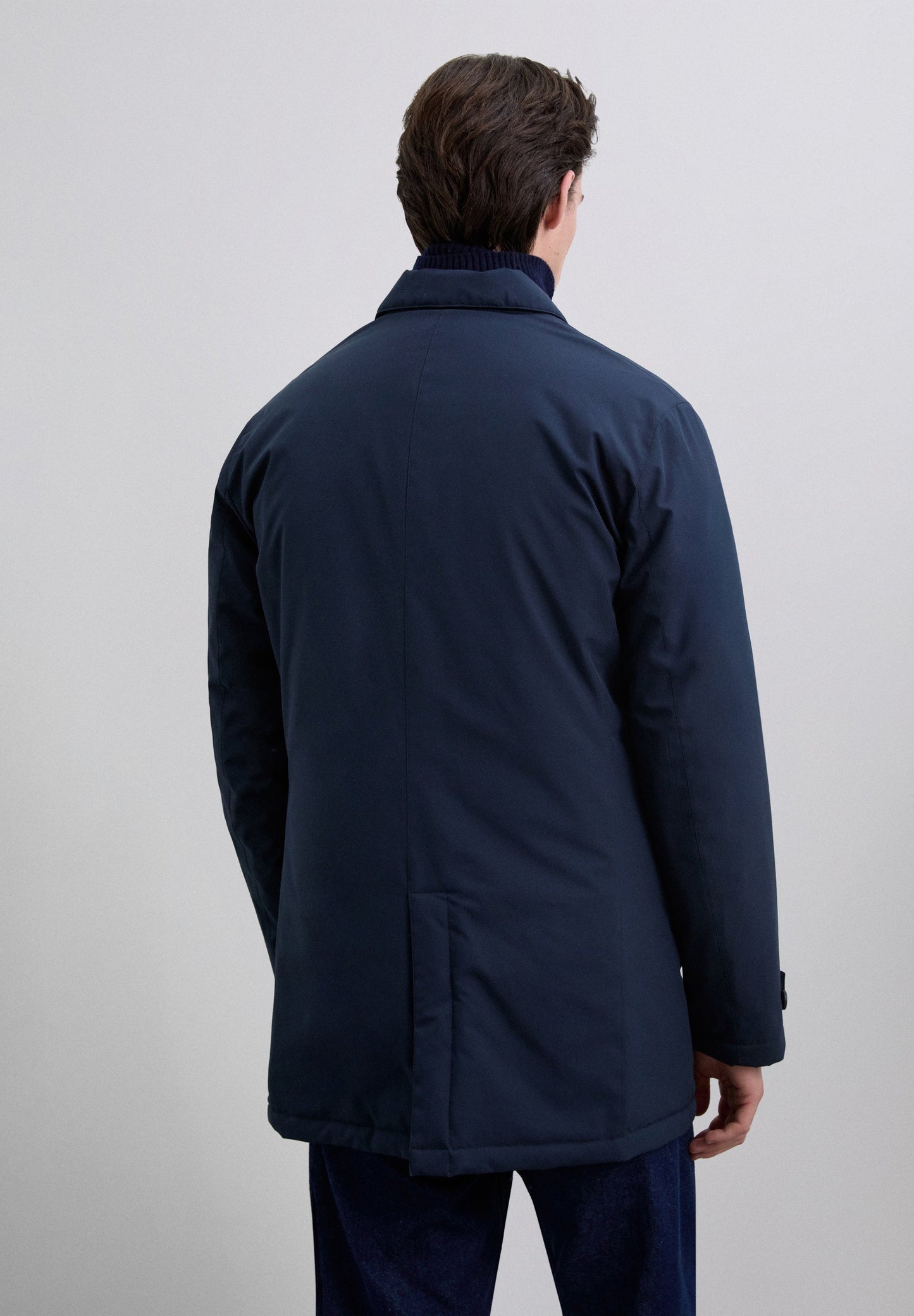 WATER-REPELLENT QUILTED TRENCH COAT