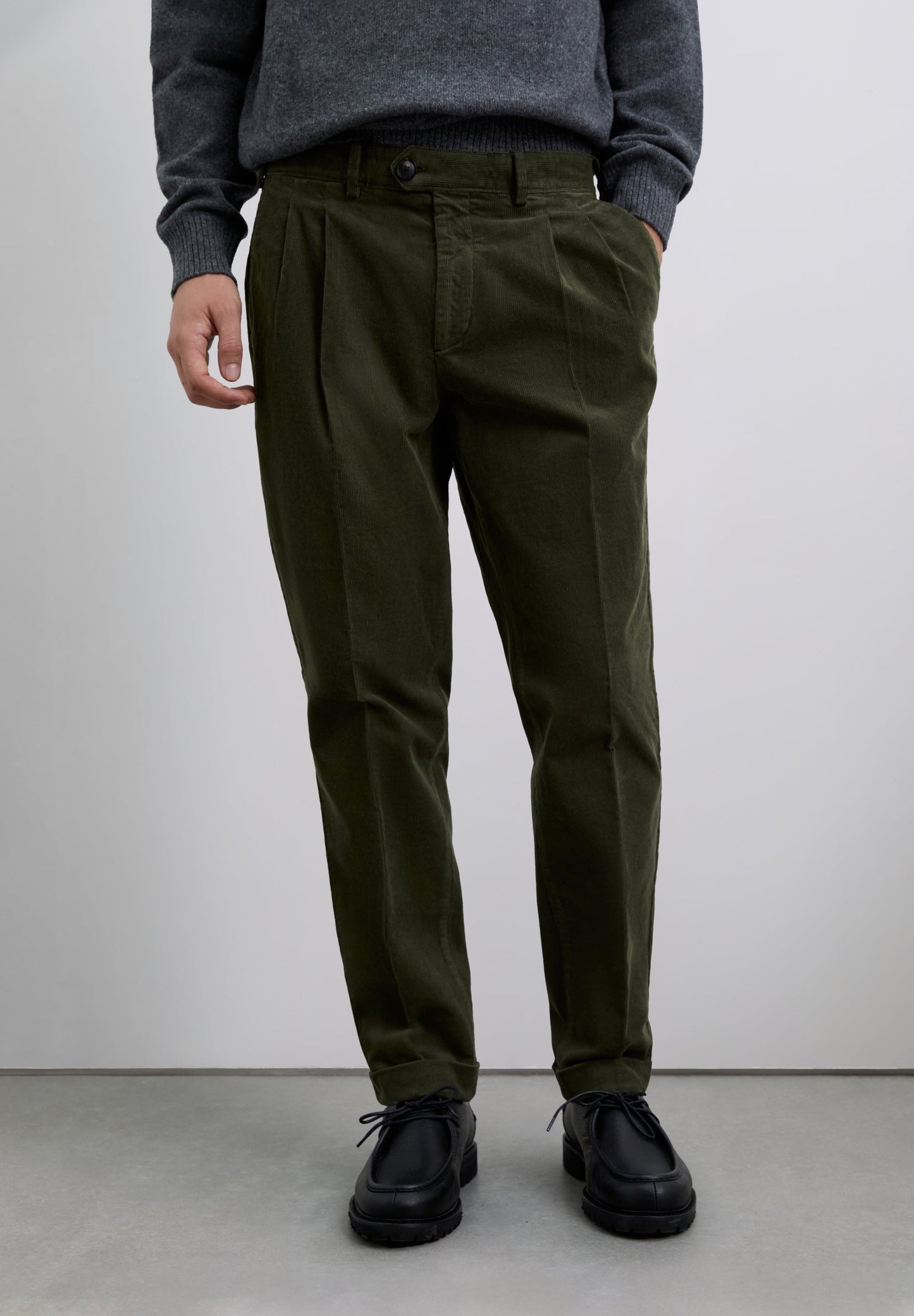 CORDUROY CHINO TROUSERS