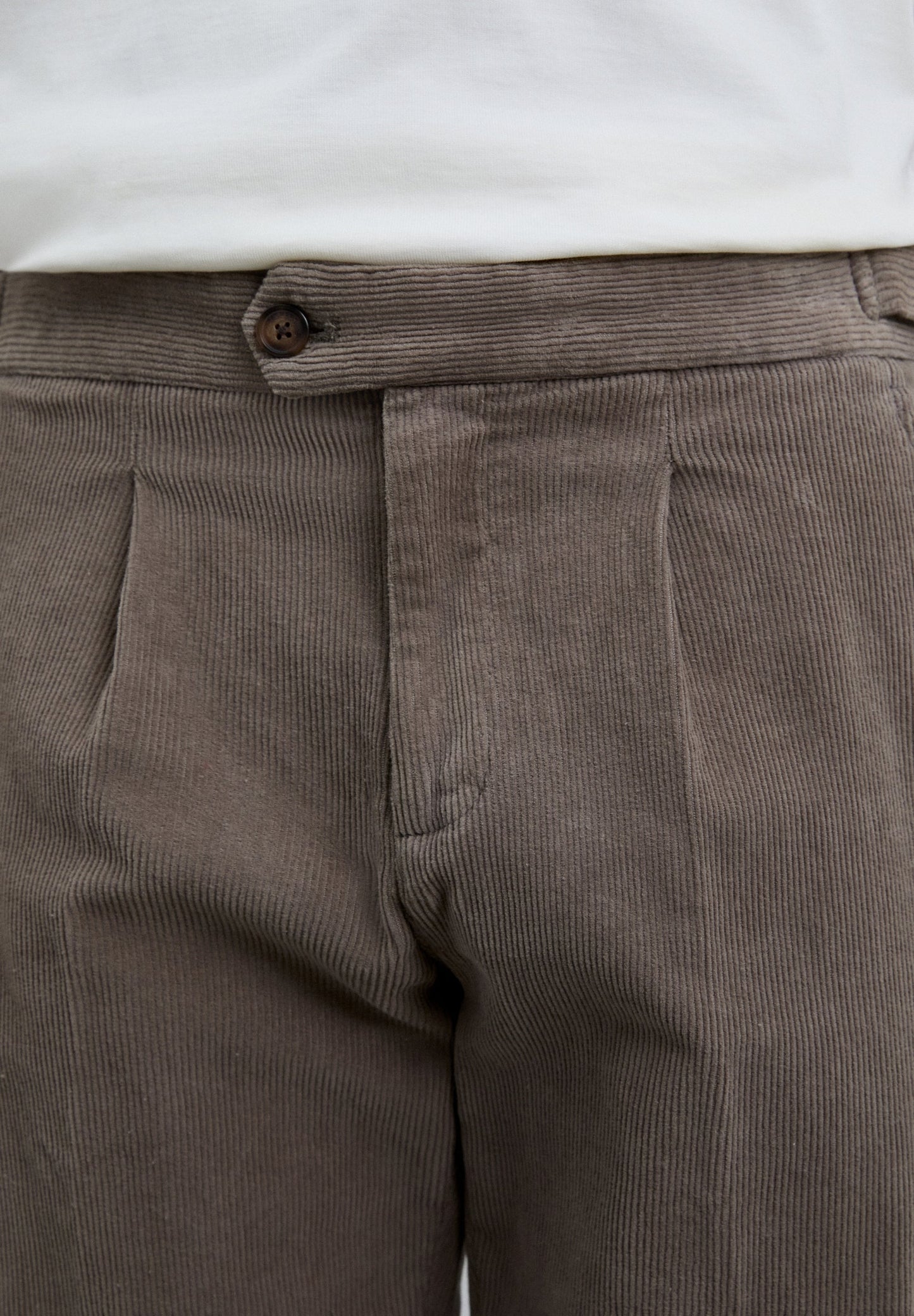 BROEK CORDUROY BANDPLOOIEN SLIM FIT