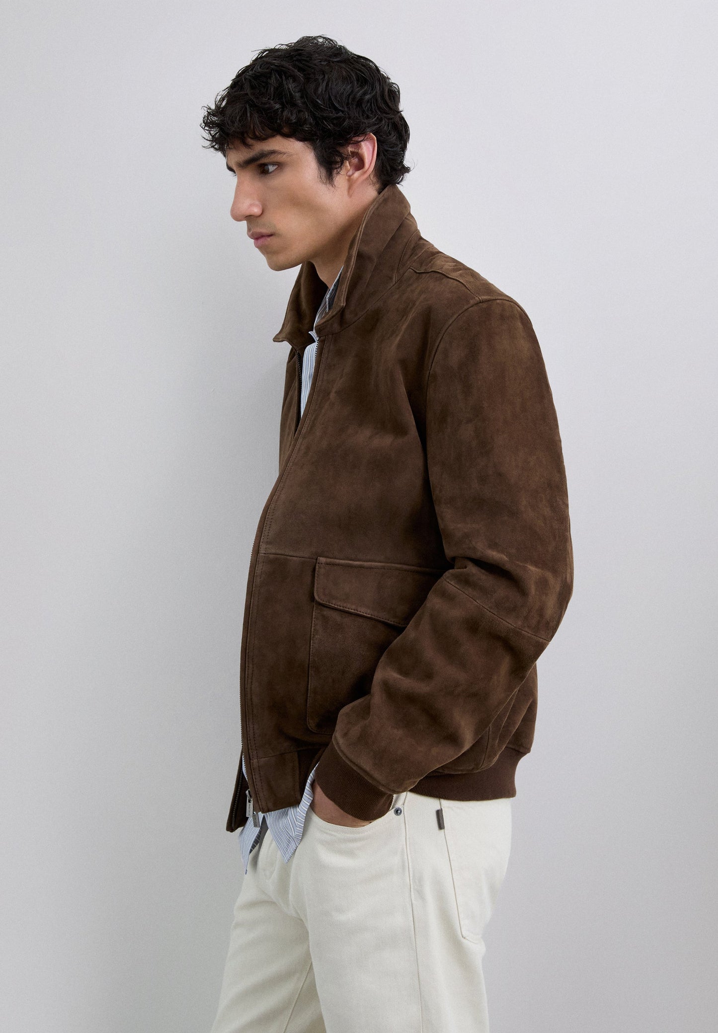 SUEDE LEATHER JACKET
