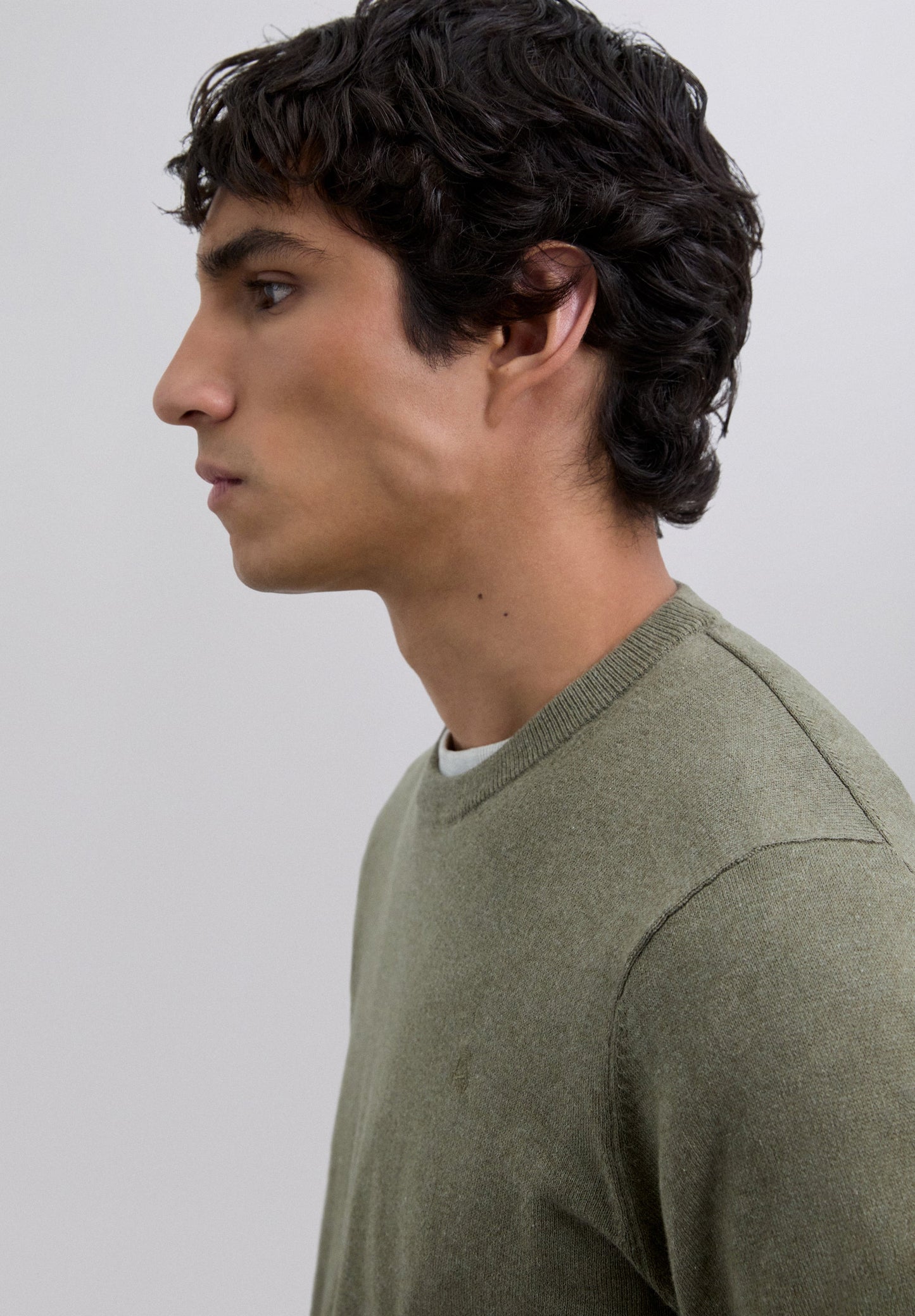 TEXTURED KNIT SWEATER