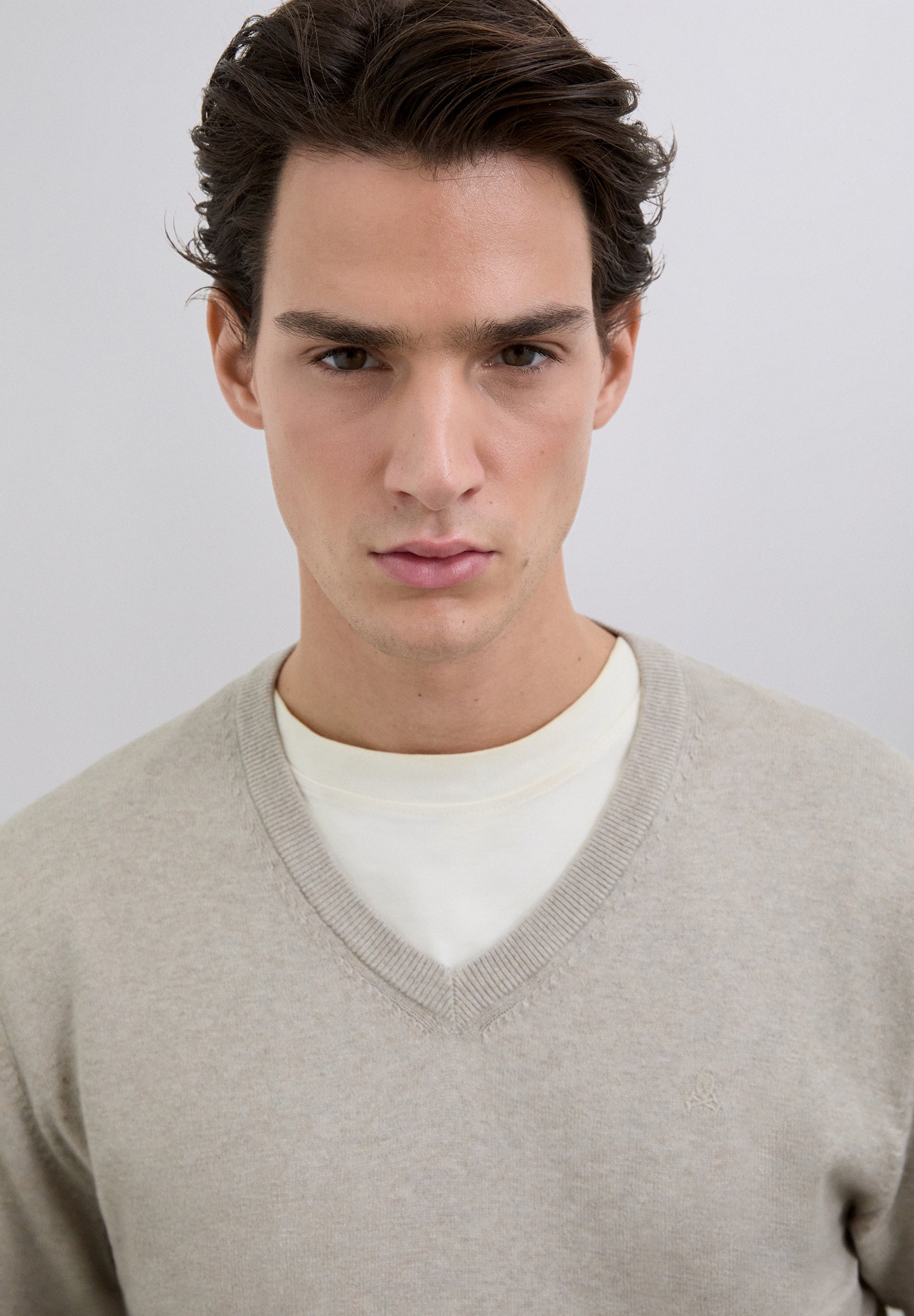 JERSEY PUNTO CUELLO PICO ALGODÓN - Scalpers